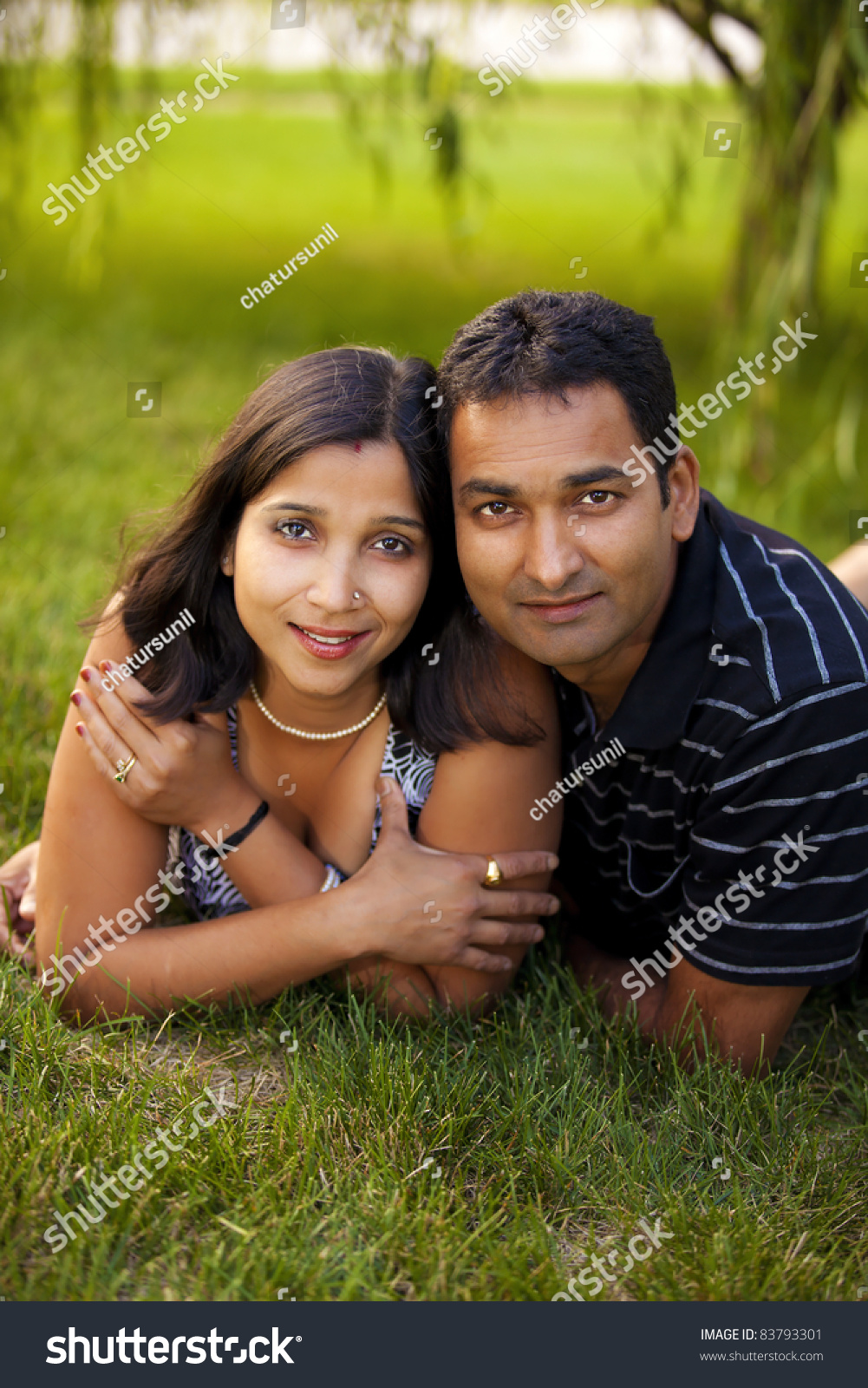 Portrait Modern Indian Couple Foto Stok 83793301 | Shutterstock