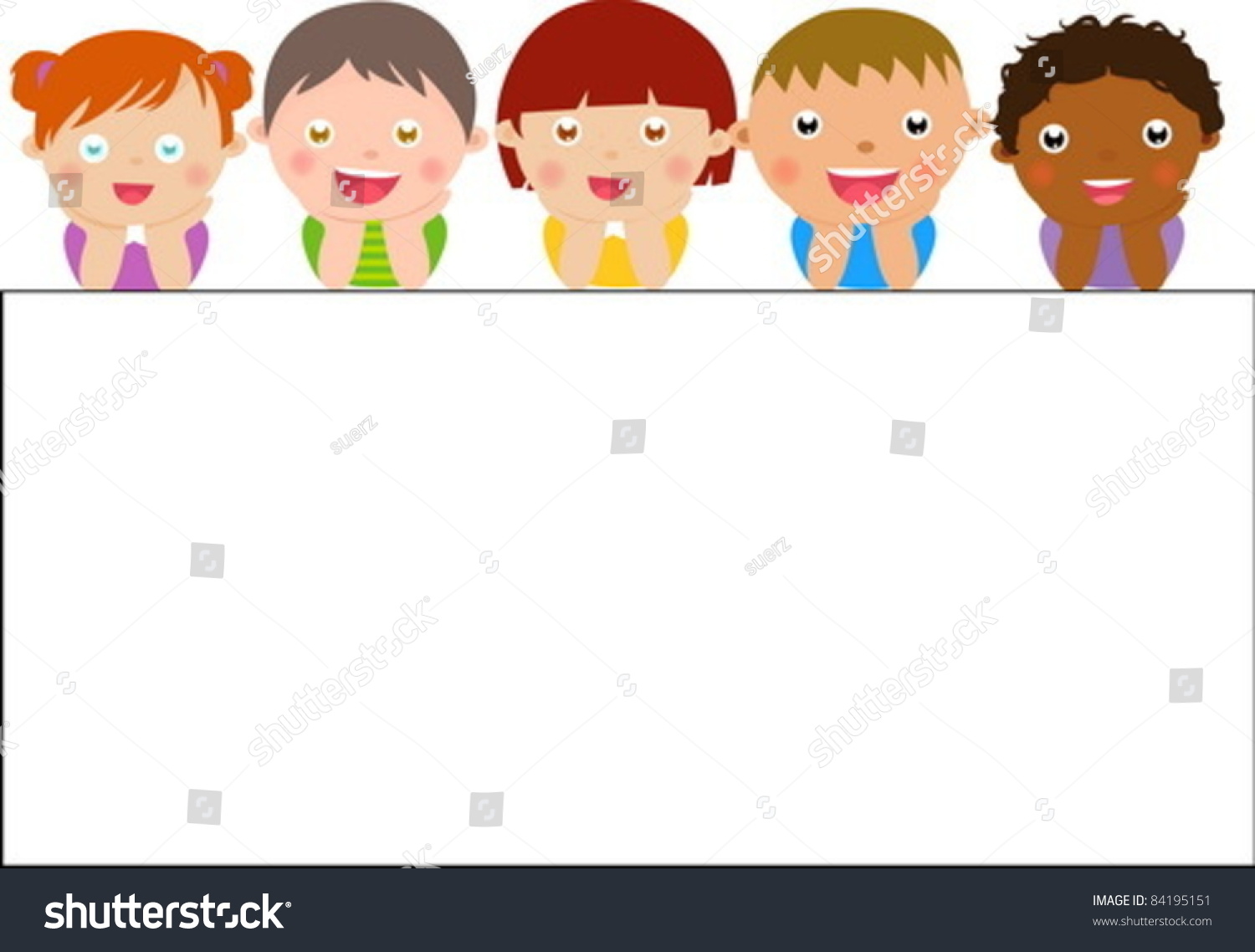 Kids Banner Stock Vector (Royalty Free) 84195151 | Shutterstock