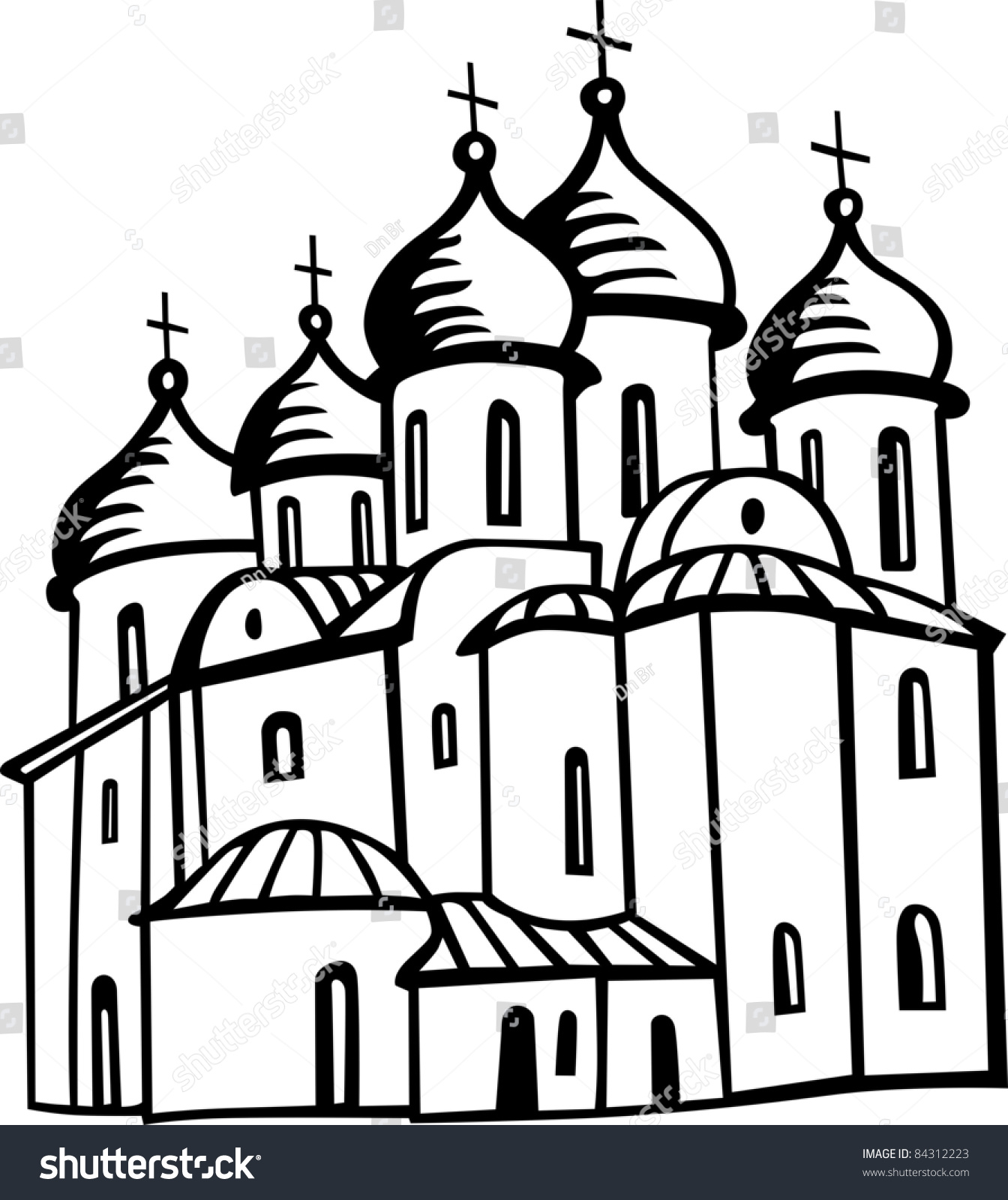 Софийский собор Великий Новгород вектор