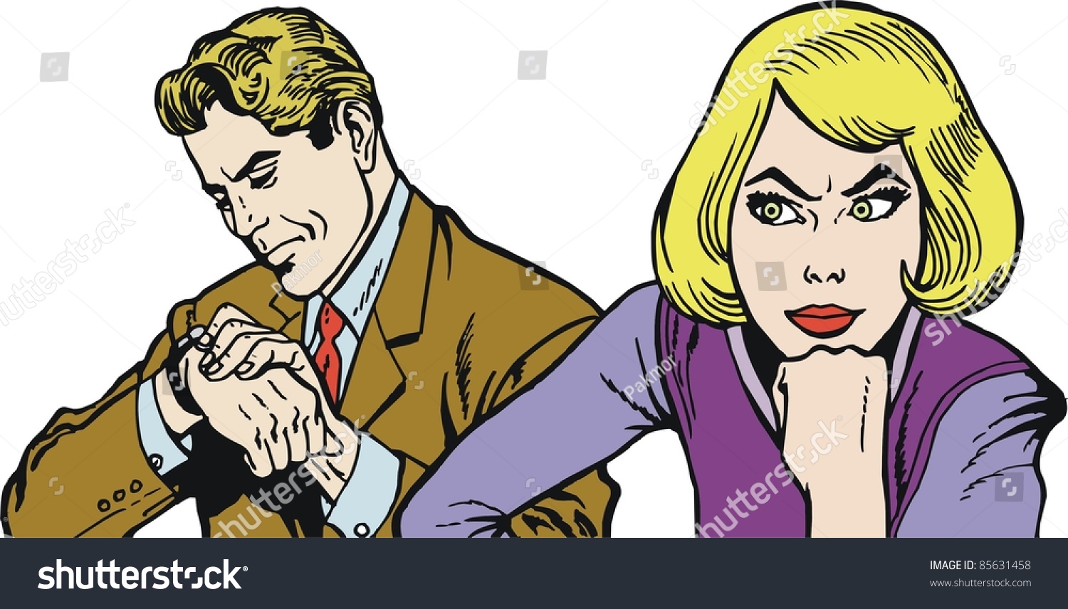 Collection Illustrations Young Couple Love Stock Illustration 85631458 Shutterstock 7145