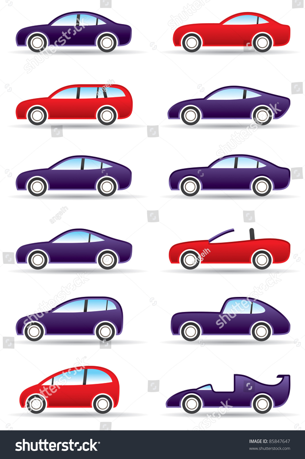 different-types-modern-cars-vector-illustration-stock-vector-royalty