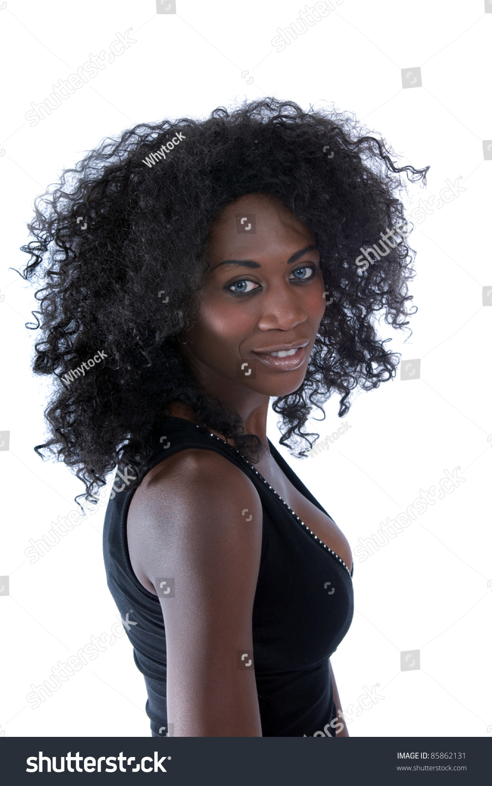 Attractive Black Woman Poses Shorts Shirt Stock Photo 85862131 Attractive Black Woman Poses Shorts Shirt Stock Photo 85862131
