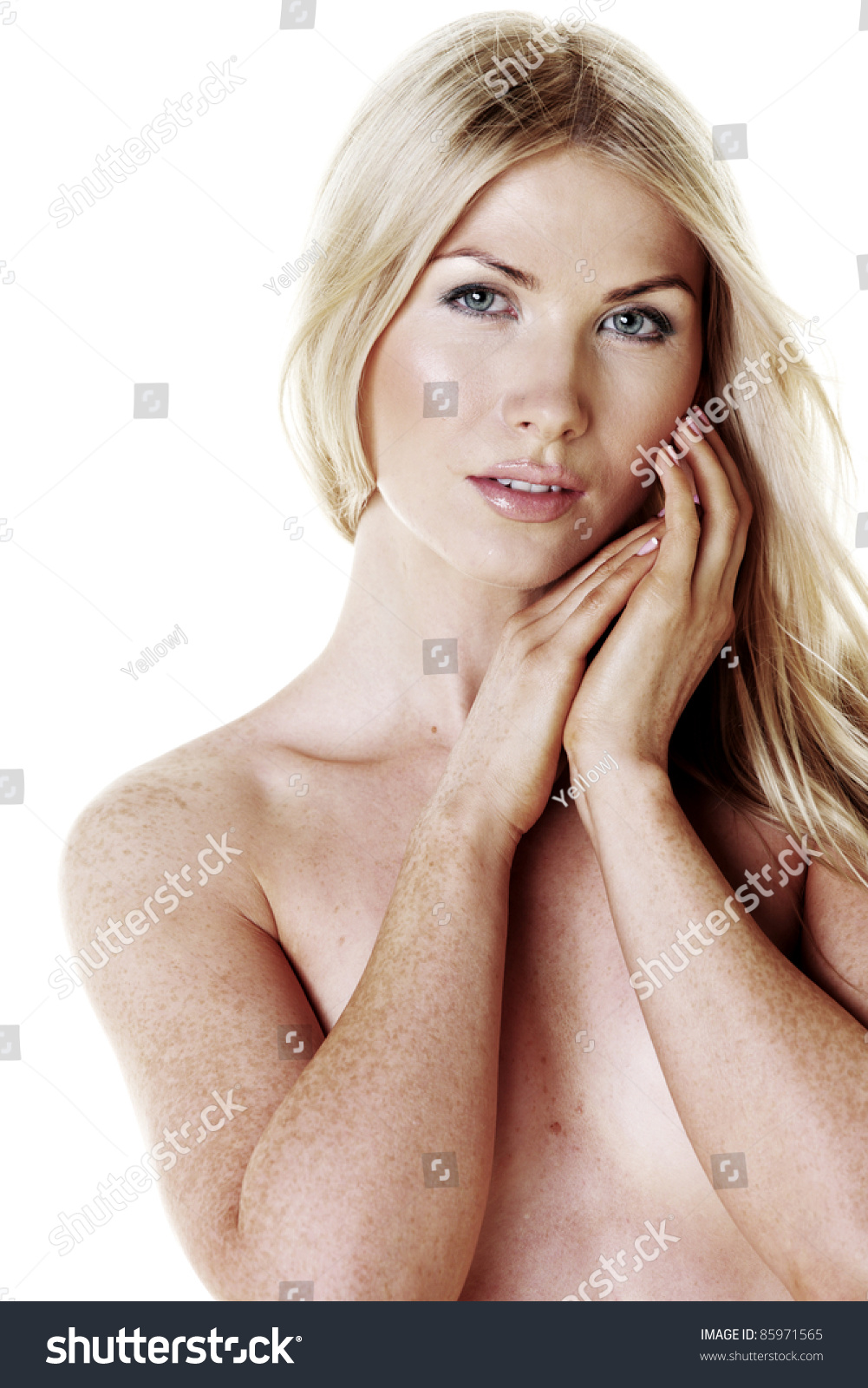 Nude Woman Isolated Stock Photo Shutterstock