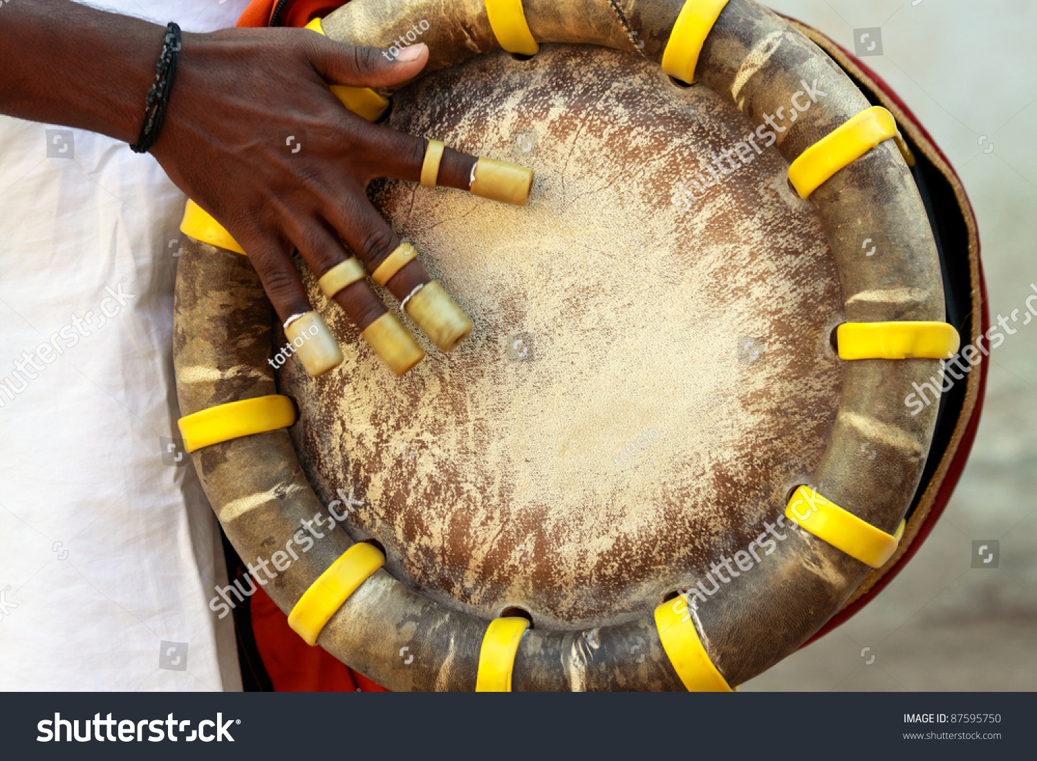 Hand Hitting On Authentic Indian Drum Stock Photo 87595750 | Shutterstock