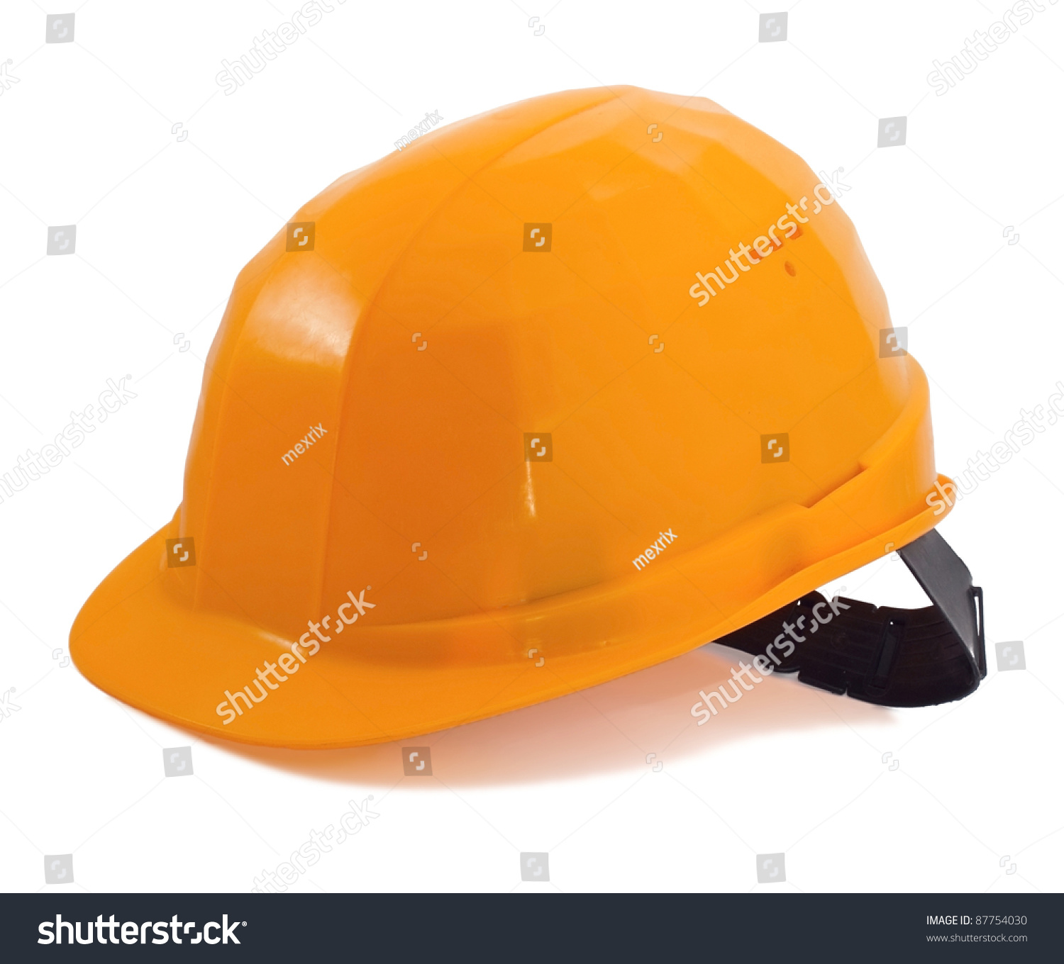 Construction Helmet On White Background Stock Photo 87754030 | Shutterstock