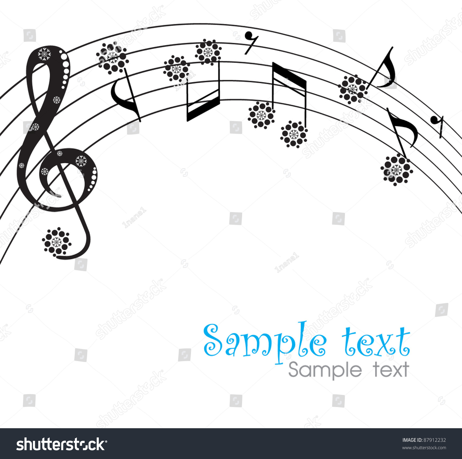 Background Notes Stock Vector (Royalty Free) 87912232 | Shutterstock