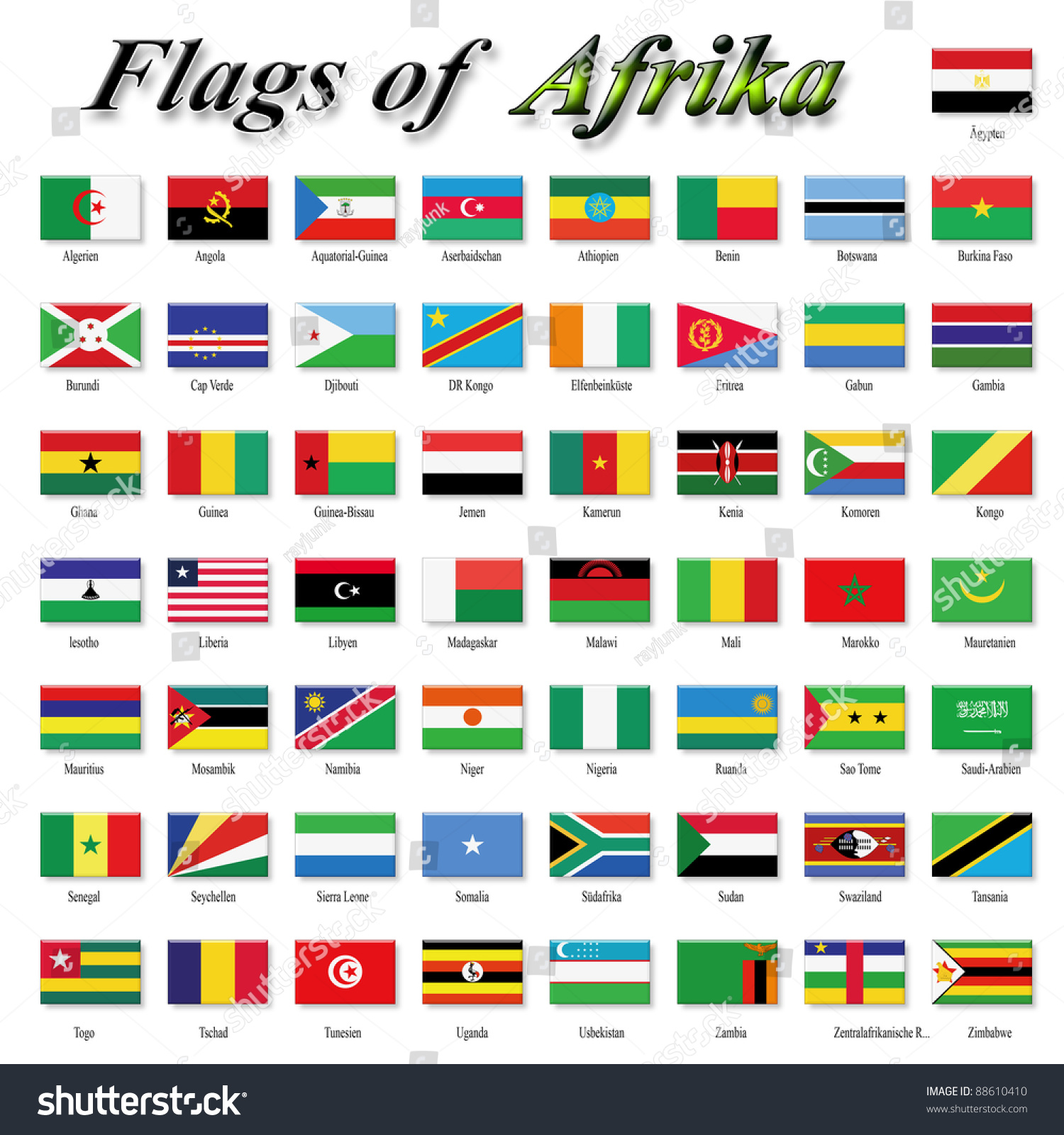 Флаги стран африки фото с названием на русском