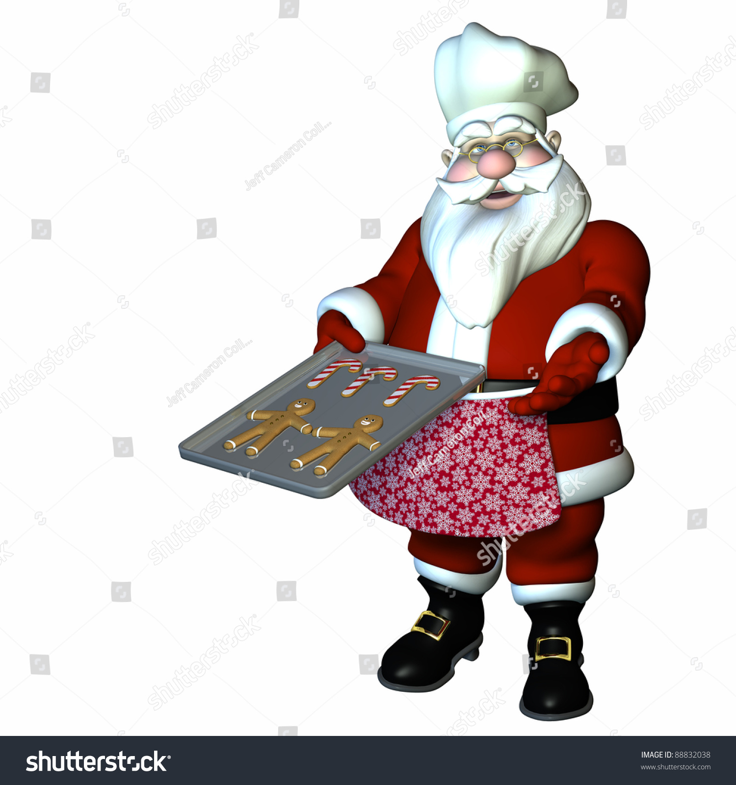 santa chef hat