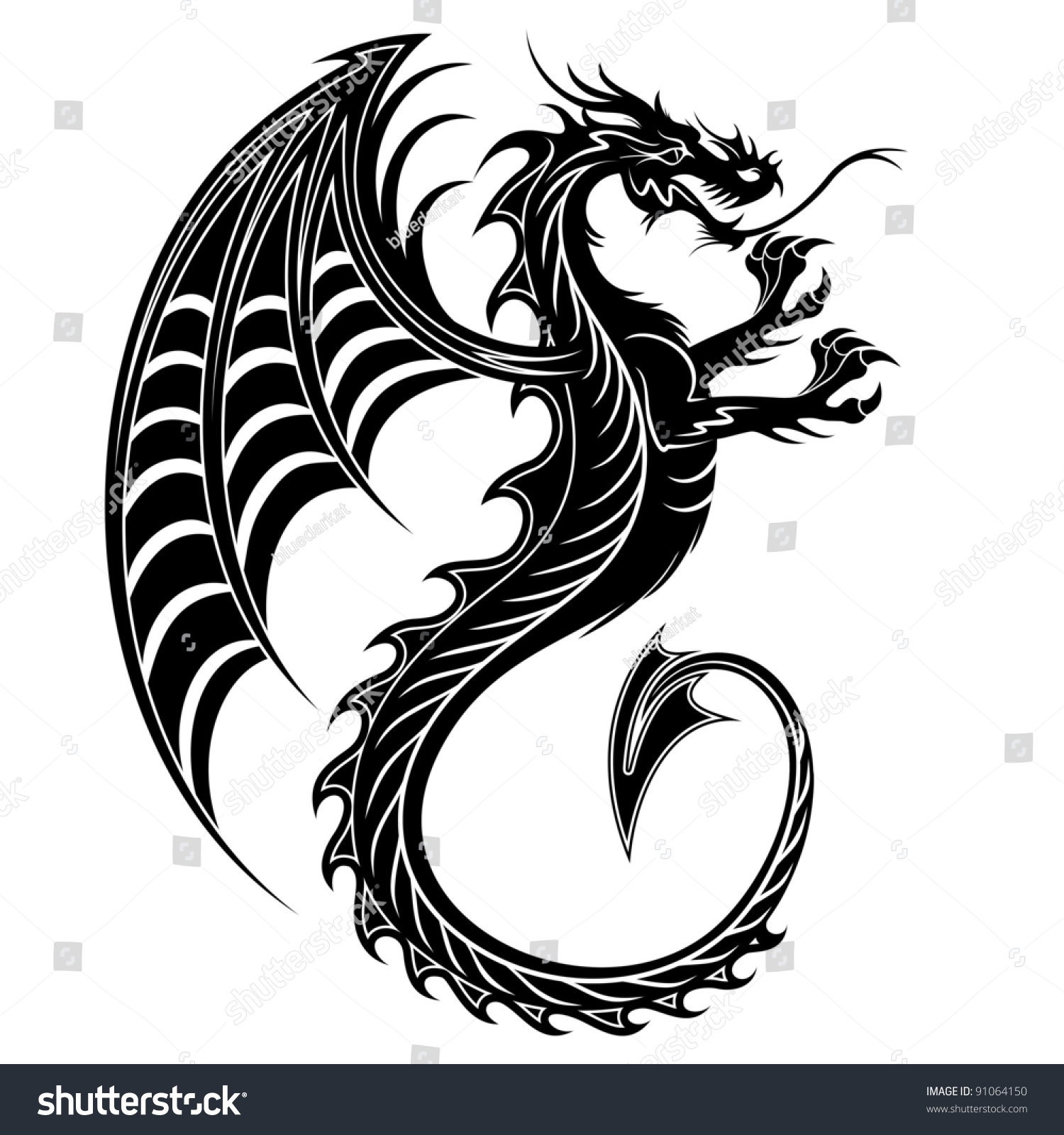 Растровое изображение дракона