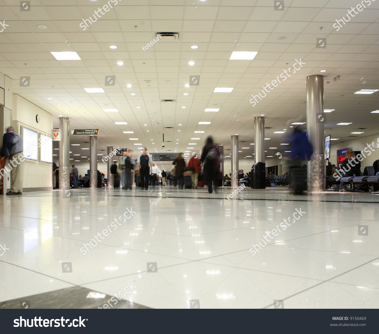 Airport Concourse Stock Photo 9150469 | Shutterstock