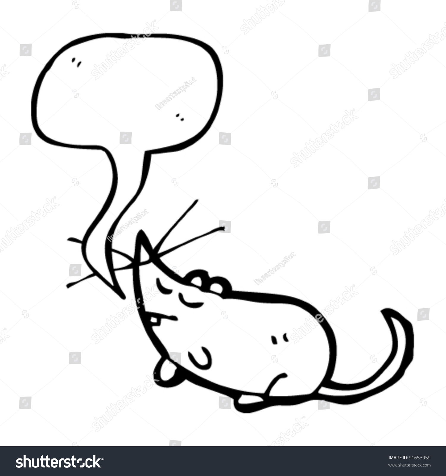 Talking Mouse Cartoon Stock Vector (Royalty Free) 91653959 | Shutterstock