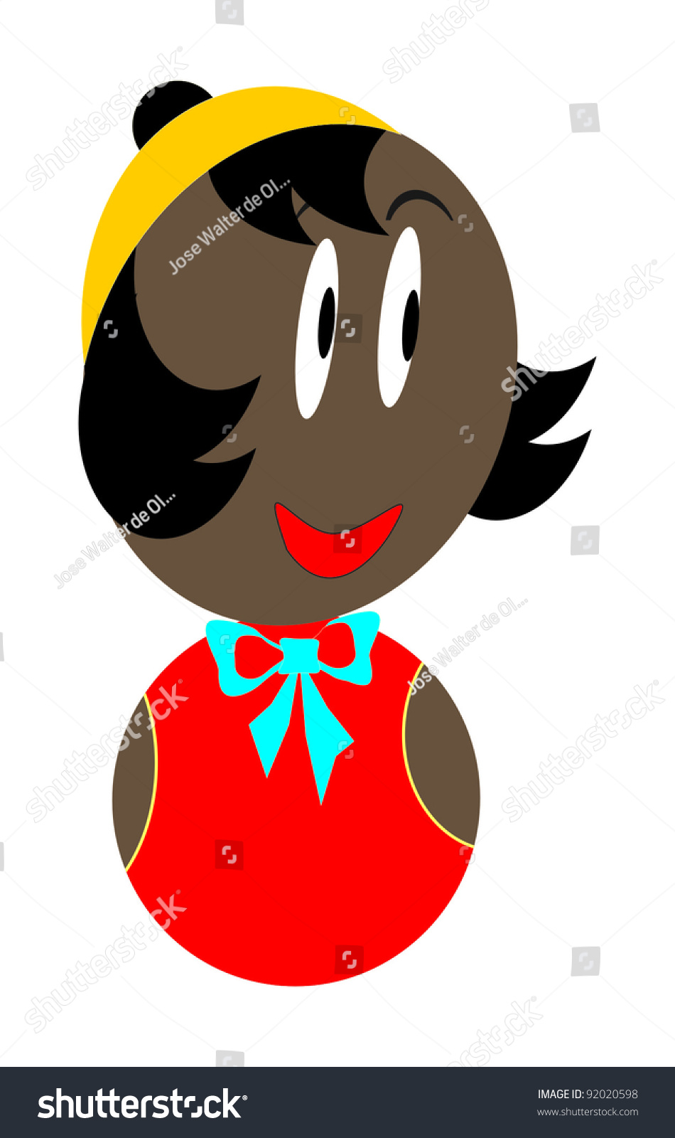 Black Girl Stock Vector Royalty Free 92020598 Shutterstock 0085