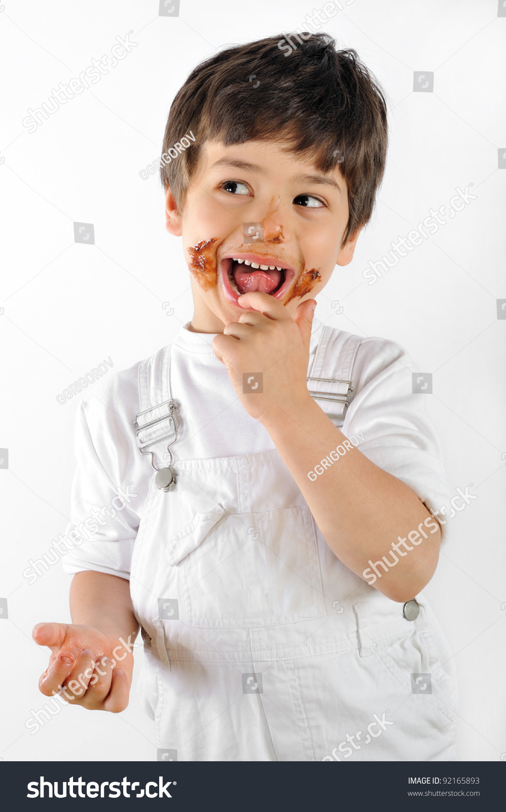 Child Dirty Cake Stock Photo 92165893 | Shutterstock