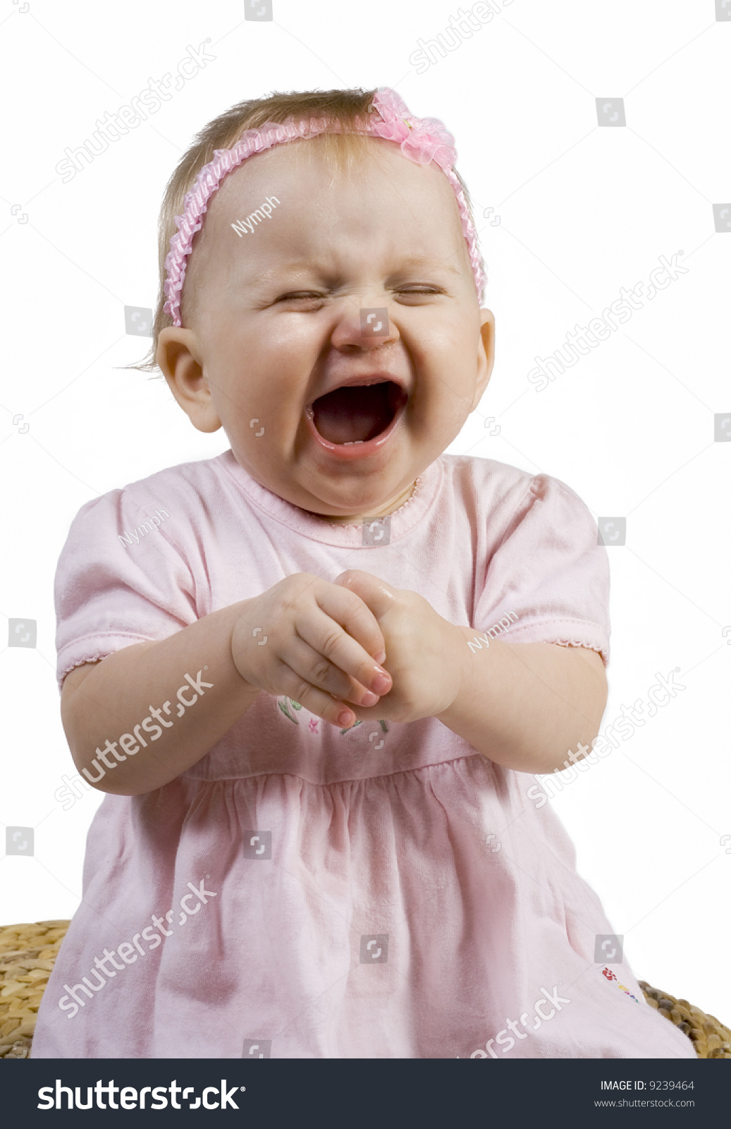 crying laughing baby