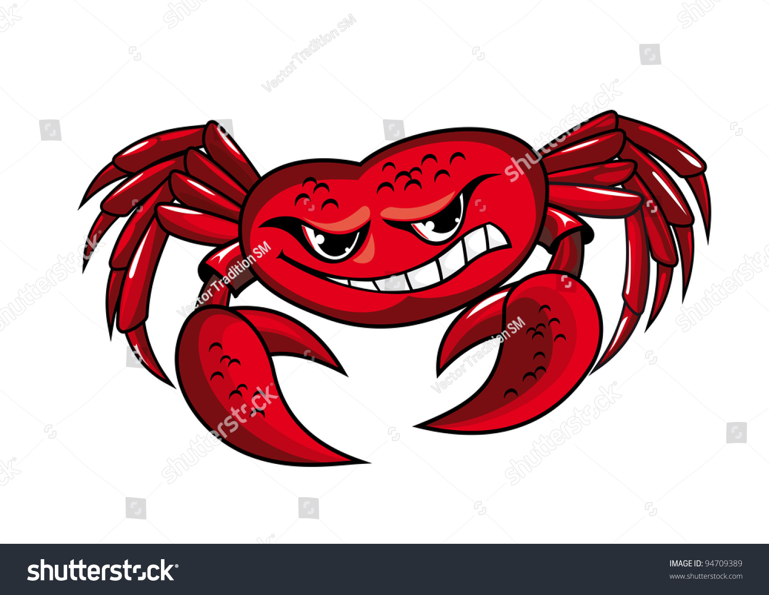 Red Crab Jpeg Version Available Gallery Stock Vector (Royalty Free ...