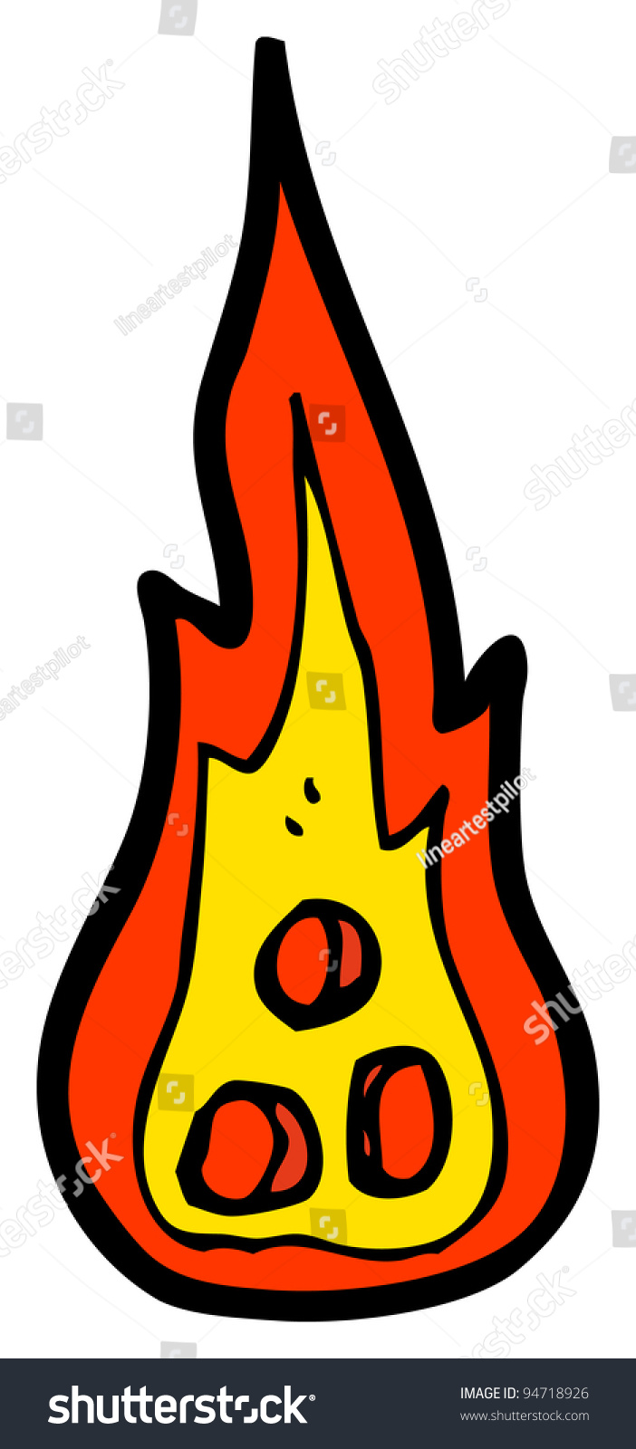 Fireball Cartoon Stock Illustration 94718926 | Shutterstock