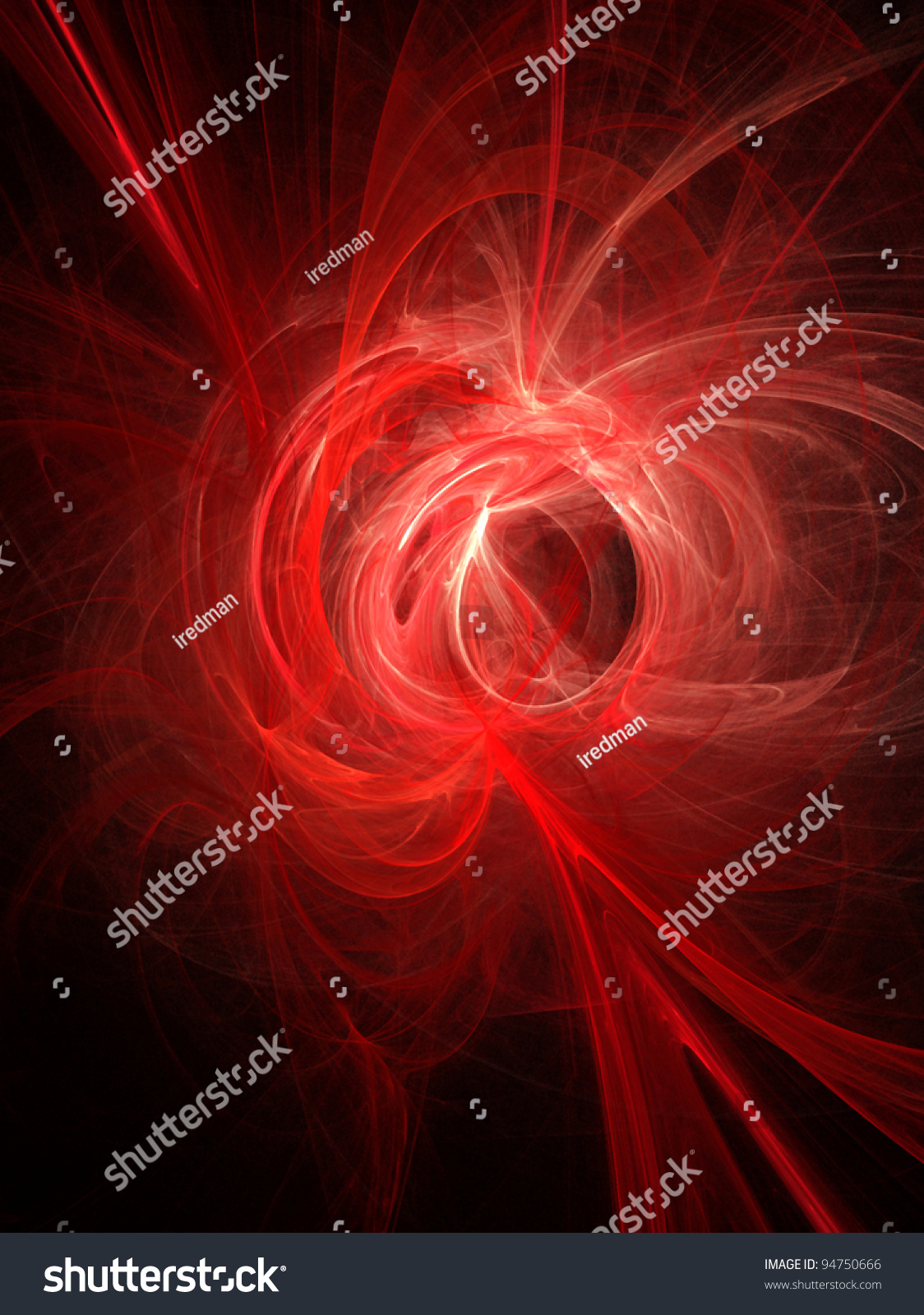 Digital Abstract Smoke On Black Background Stock Photo 94750666 ...