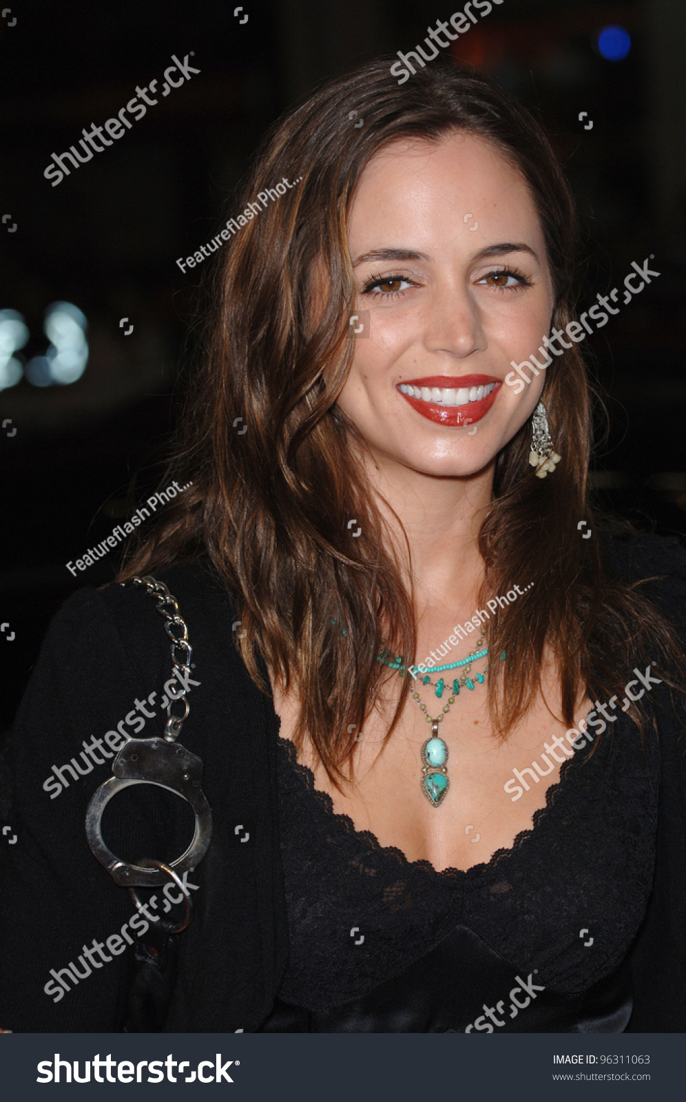 Actress Eliza Dushku Hollywood Premiere Kiss Stock Photo 96311063 ...