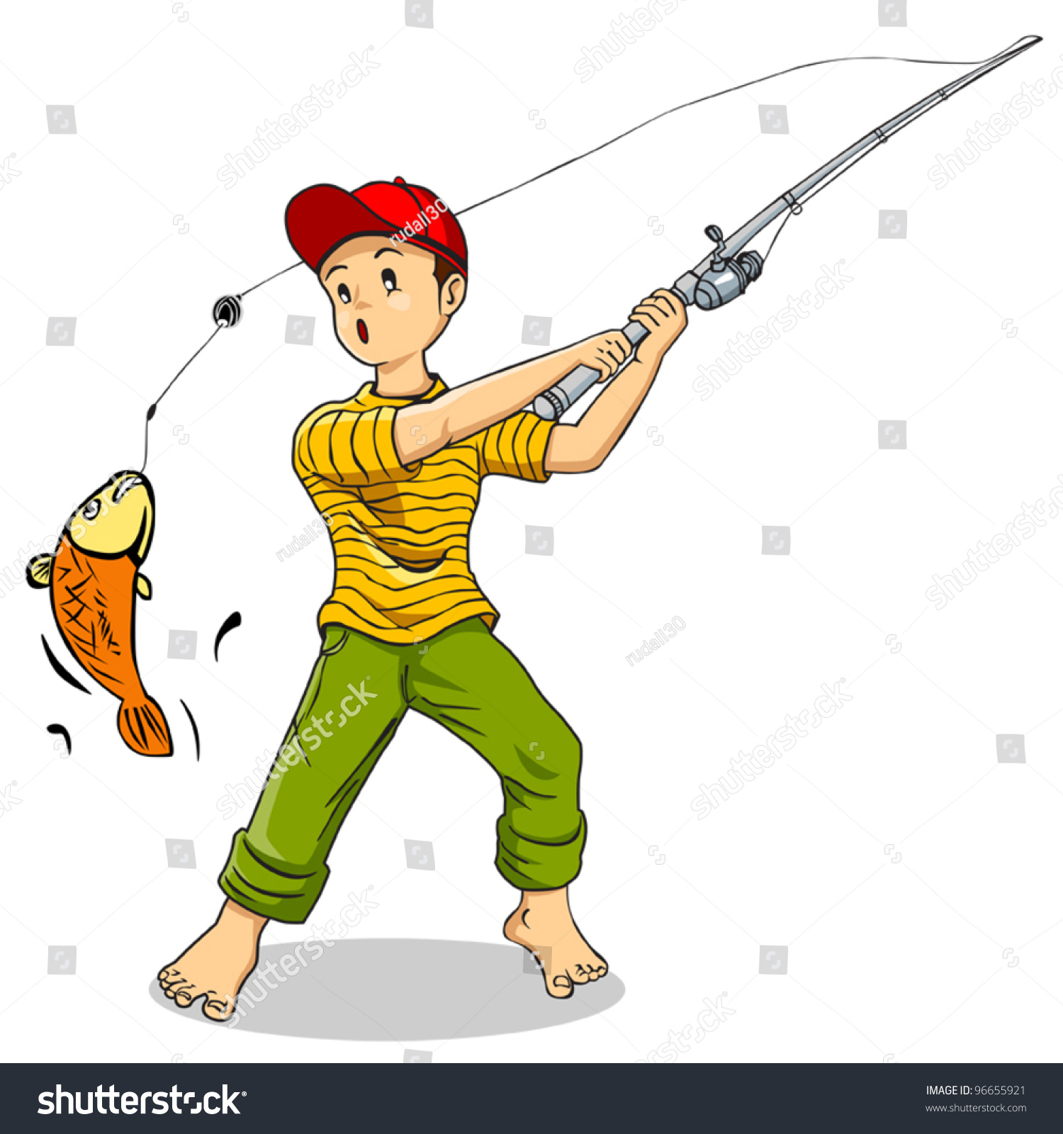 Рыбалка мультяшная