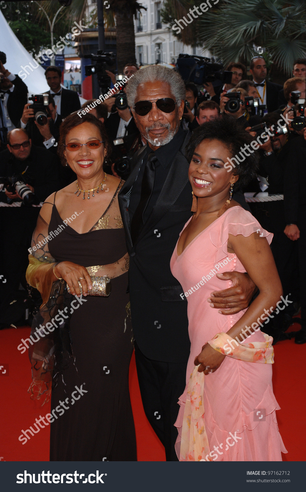 Actor Morgan Freeman Family Awards Ceremony Stock Photo 97162712