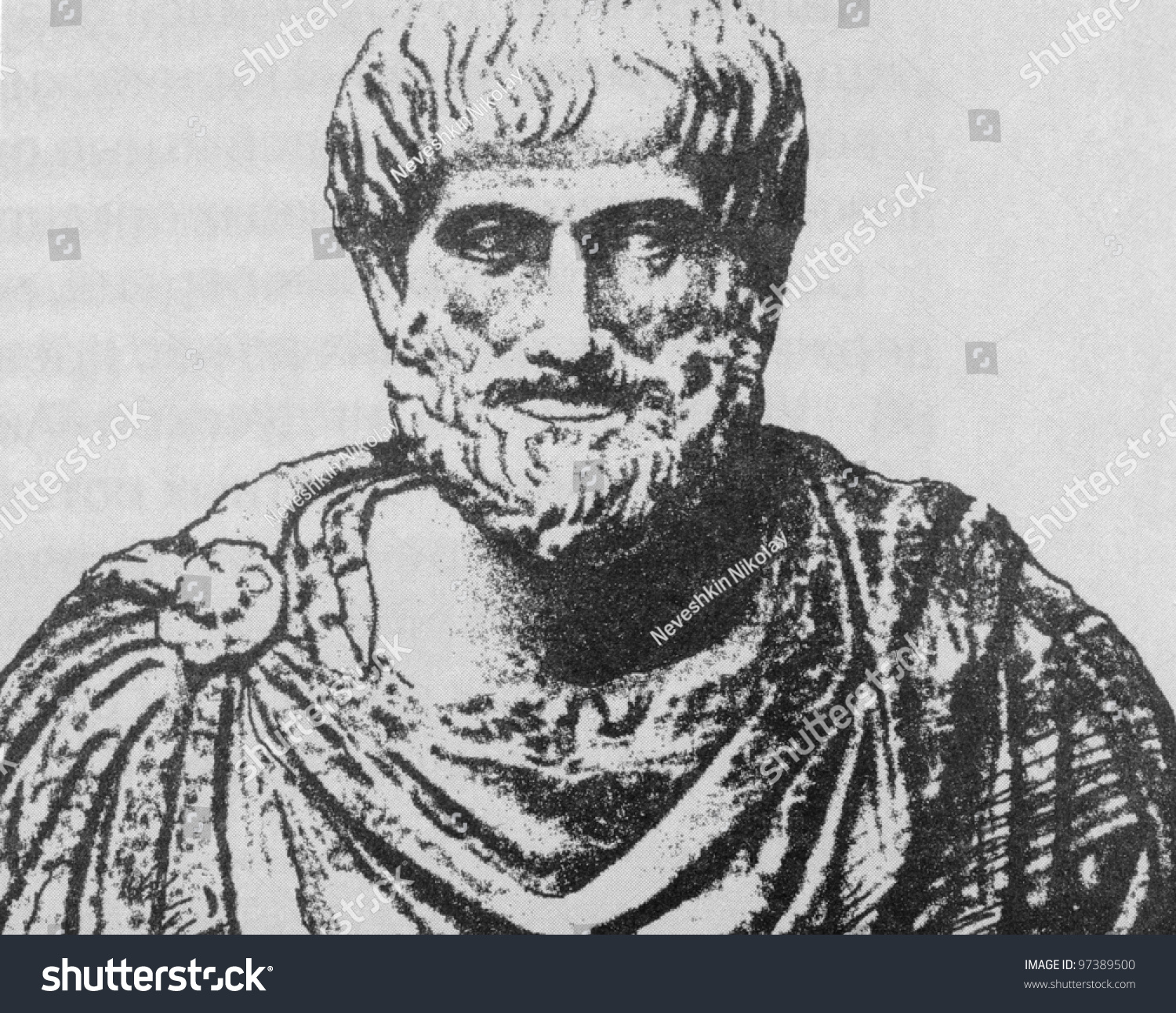 Аристотель портрет а4