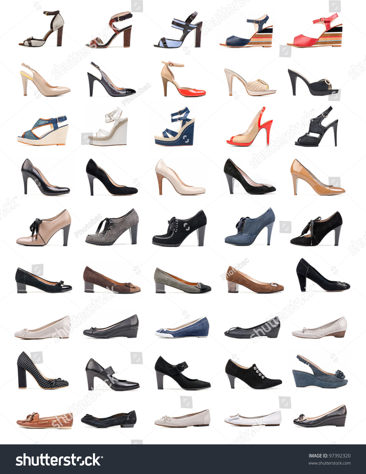 Все виды женских туфель