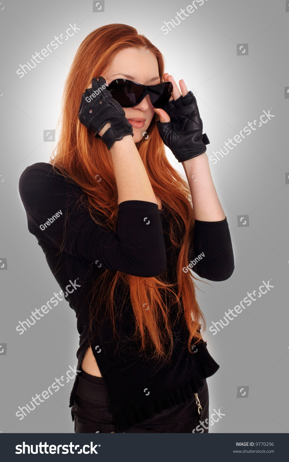 biker chick gloves