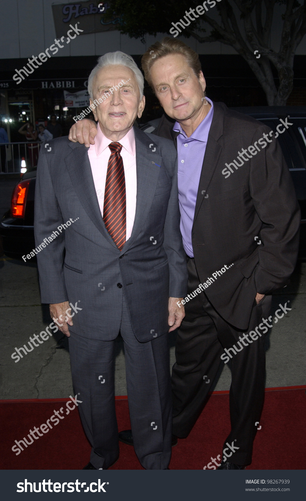 Father Son Actors Kirk Douglas Michael Stock Photo 98267939 | Shutterstock