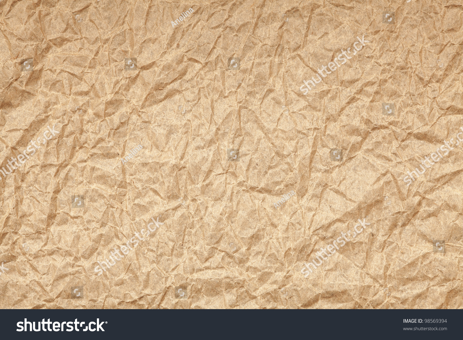 Seamless Texture Crumpled Paper Stock Photo 98569394 | Shutterstock