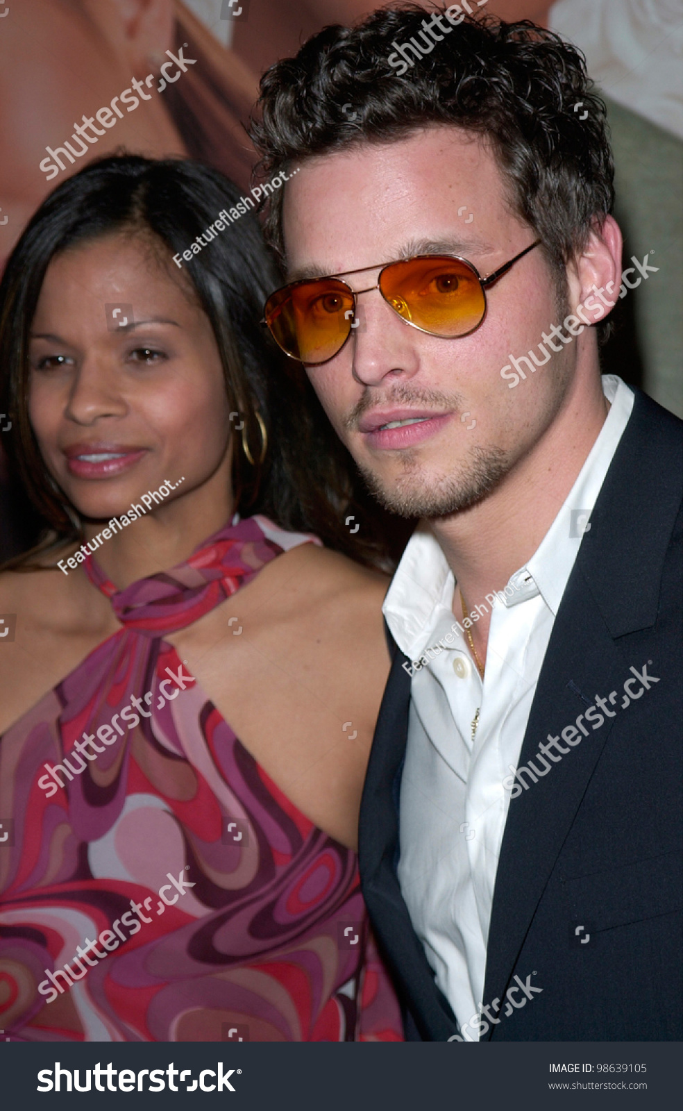 Стоковая фотография 98639105: Actor Justin Chambers Wife Keisha Los Shutter...