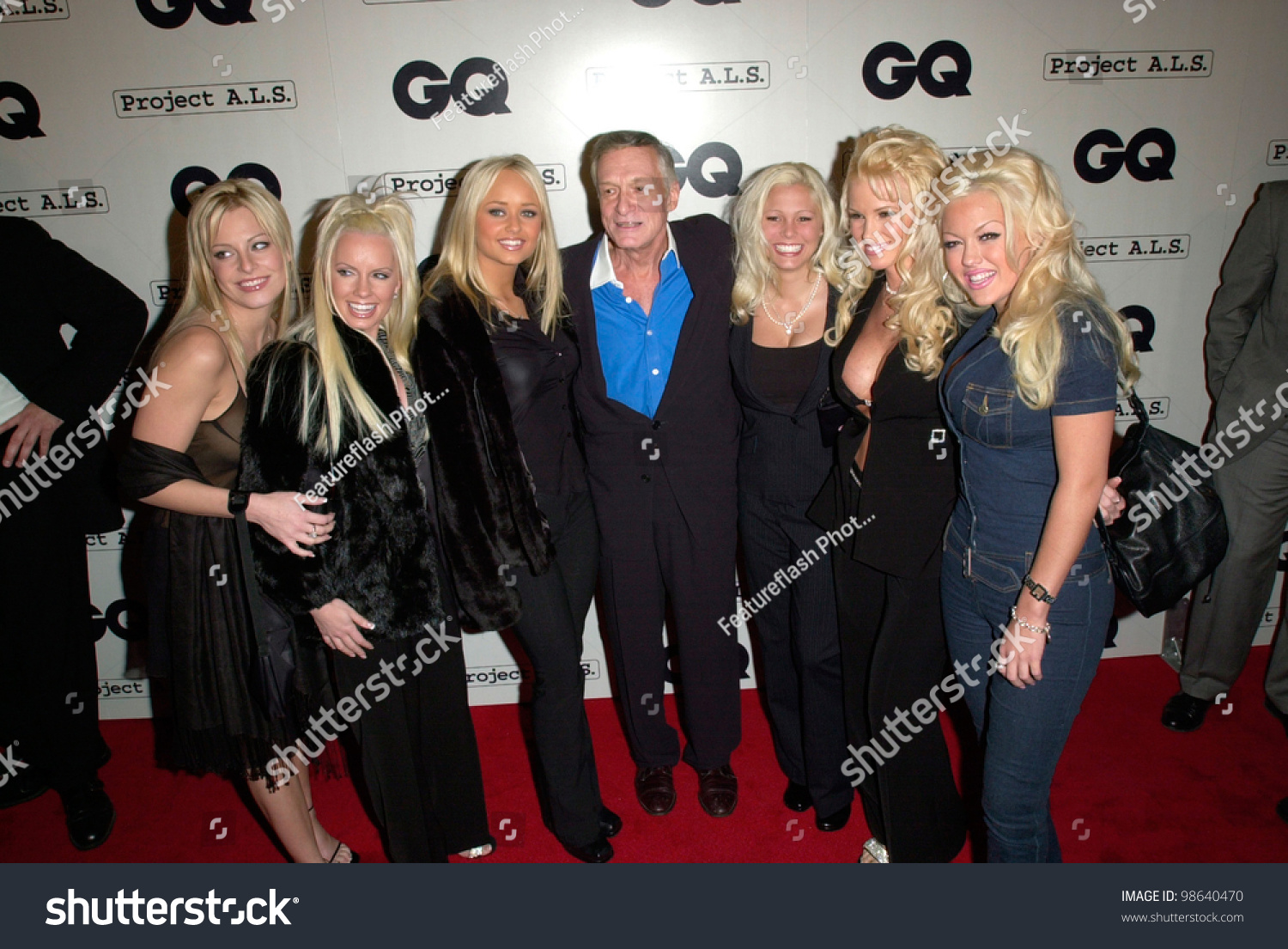 Playboy Creator Hugh Hefner Playmates Second Stock Photo 98640470 ...