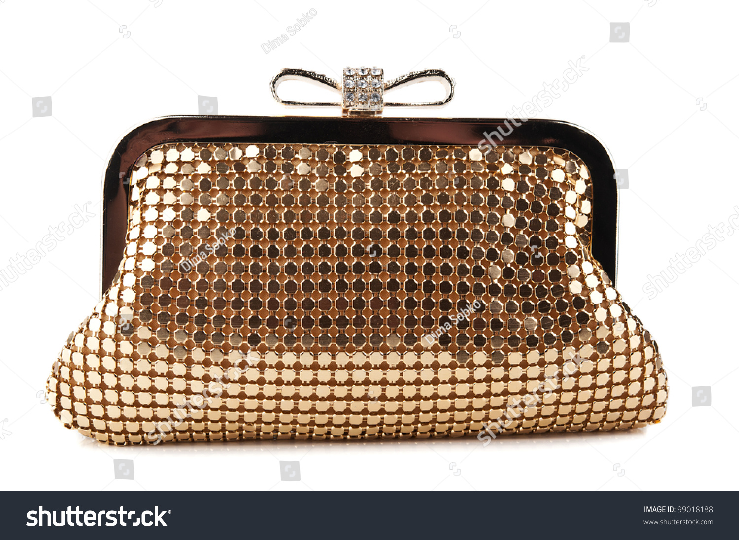 Glamor Womans Handbag Isolated On White Stock Photo 99018188 | Shutterstock