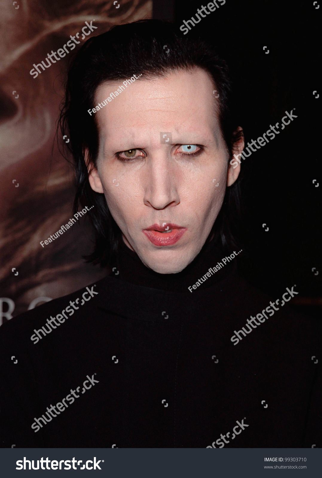 17nov99: Rock Star <b>Marilyn</b> <b>Manson</b> At The World Premiere, In Hollywood.