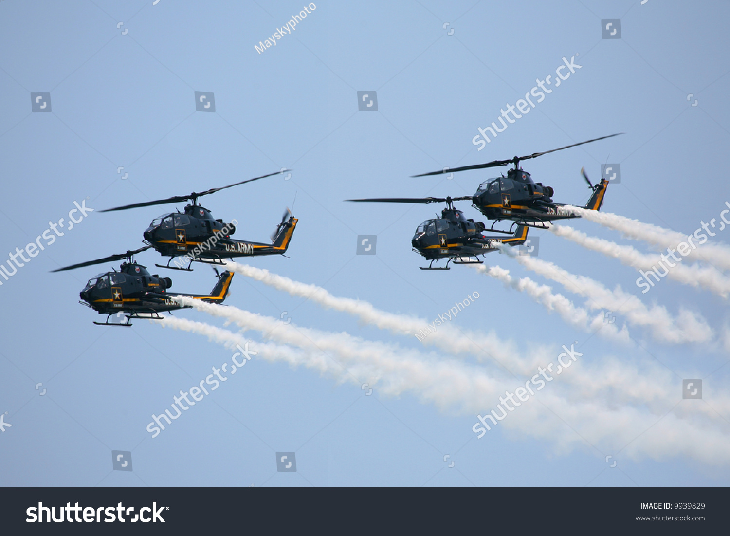 Florida Air Show Us Army Helicopters Stock Photo 9939829 Shutterstock