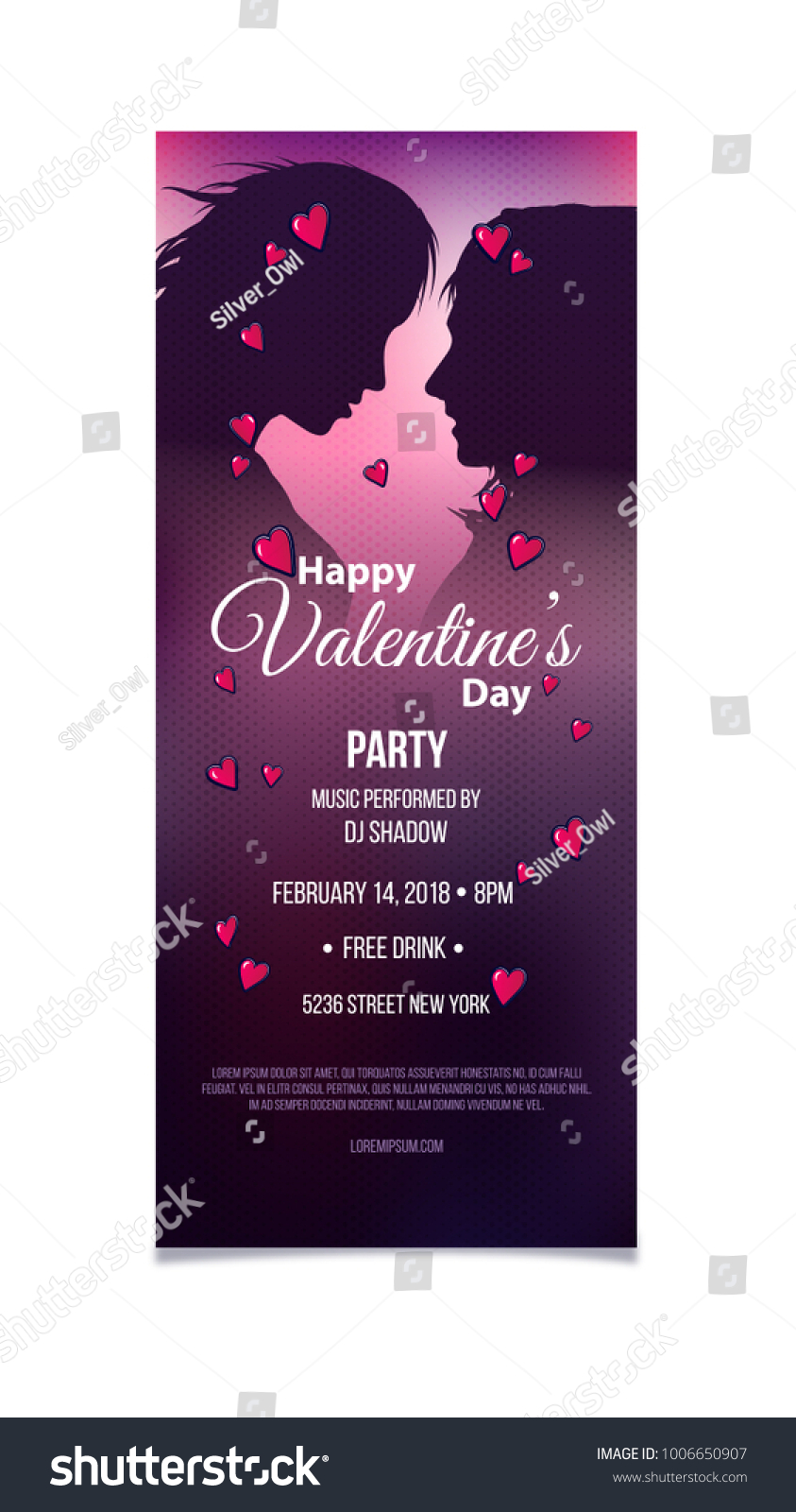 Party Design Template With Lesbian Girls Happy Royalty Free Stock