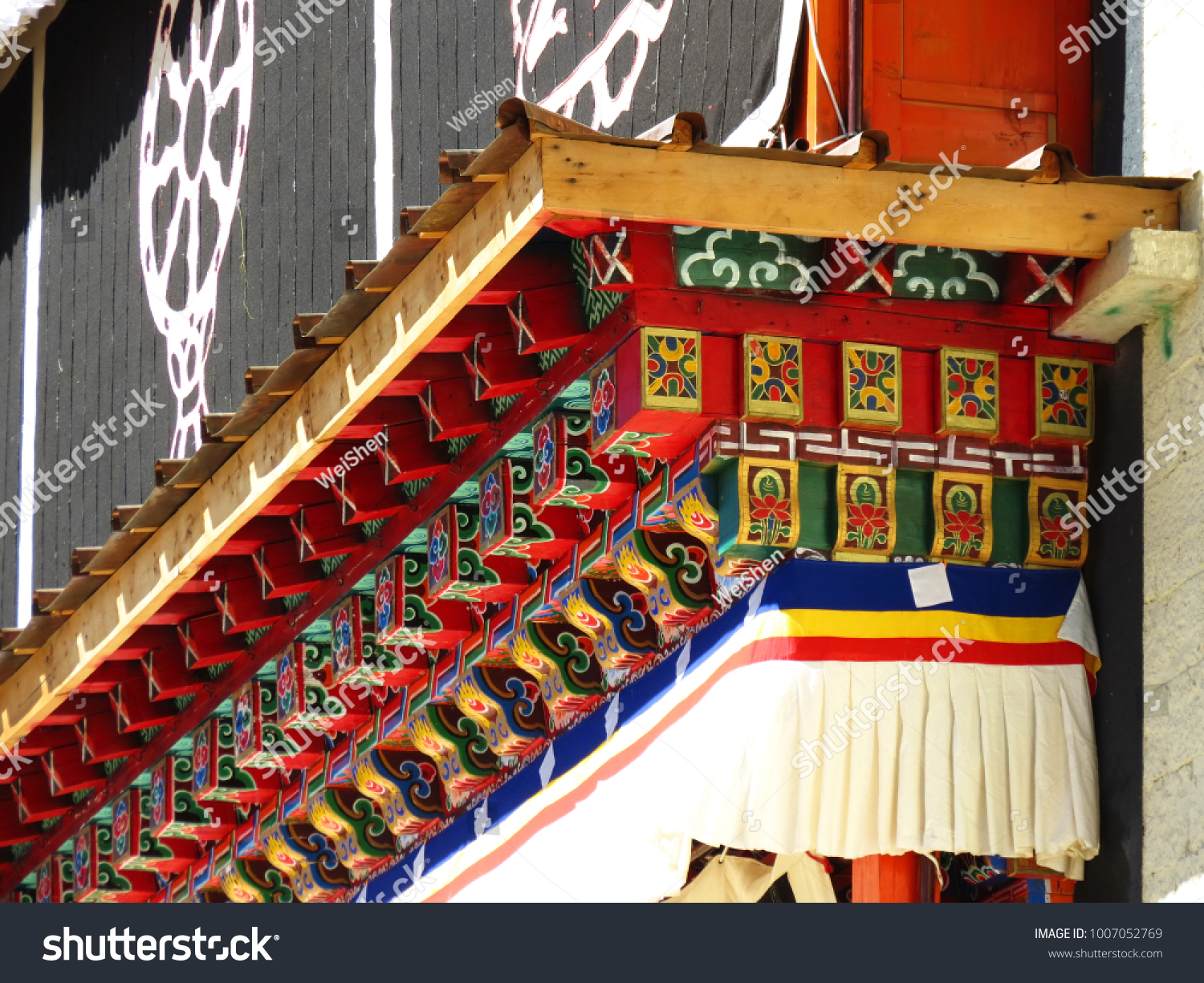 Songzanlin Lama Tibetan Temple in Zhongdian or Shangli La City. Travel in Zhongdian City , Yunnan Province, China in 2012, November 15th #1007052769
