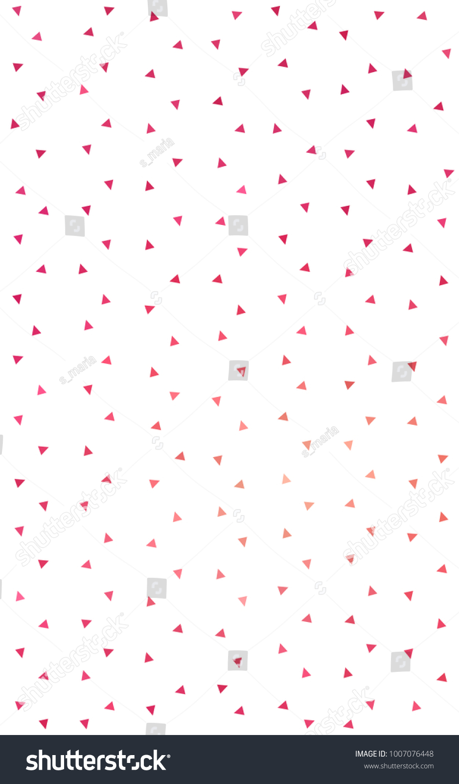 Light Red geometric simple minimalistic background, which consist of triangles on white background. Triangular pattern with gradient for your business design.  #1007076448