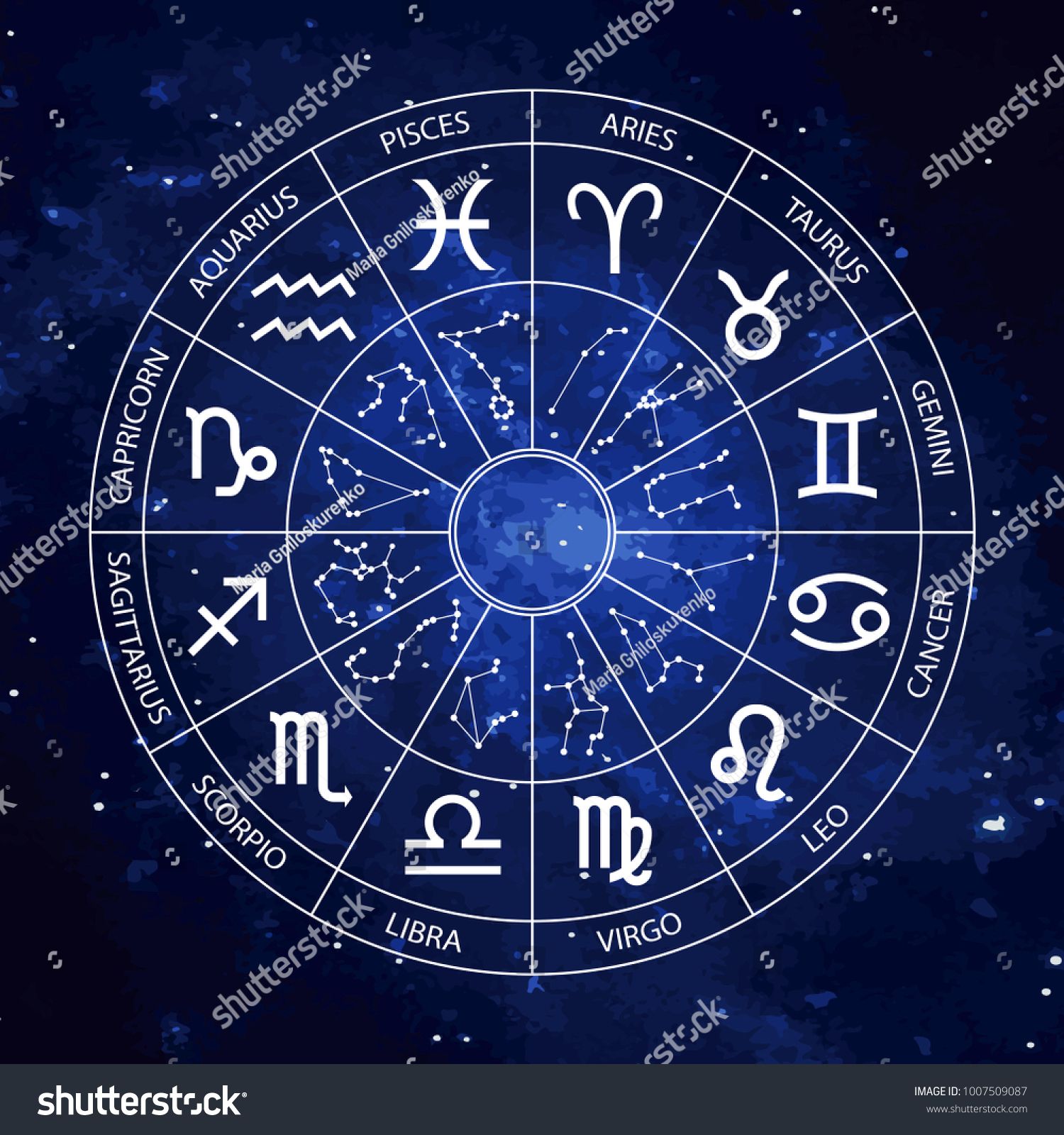 Vector graphics astrology set. A simple - Royalty Free Stock Vector ...