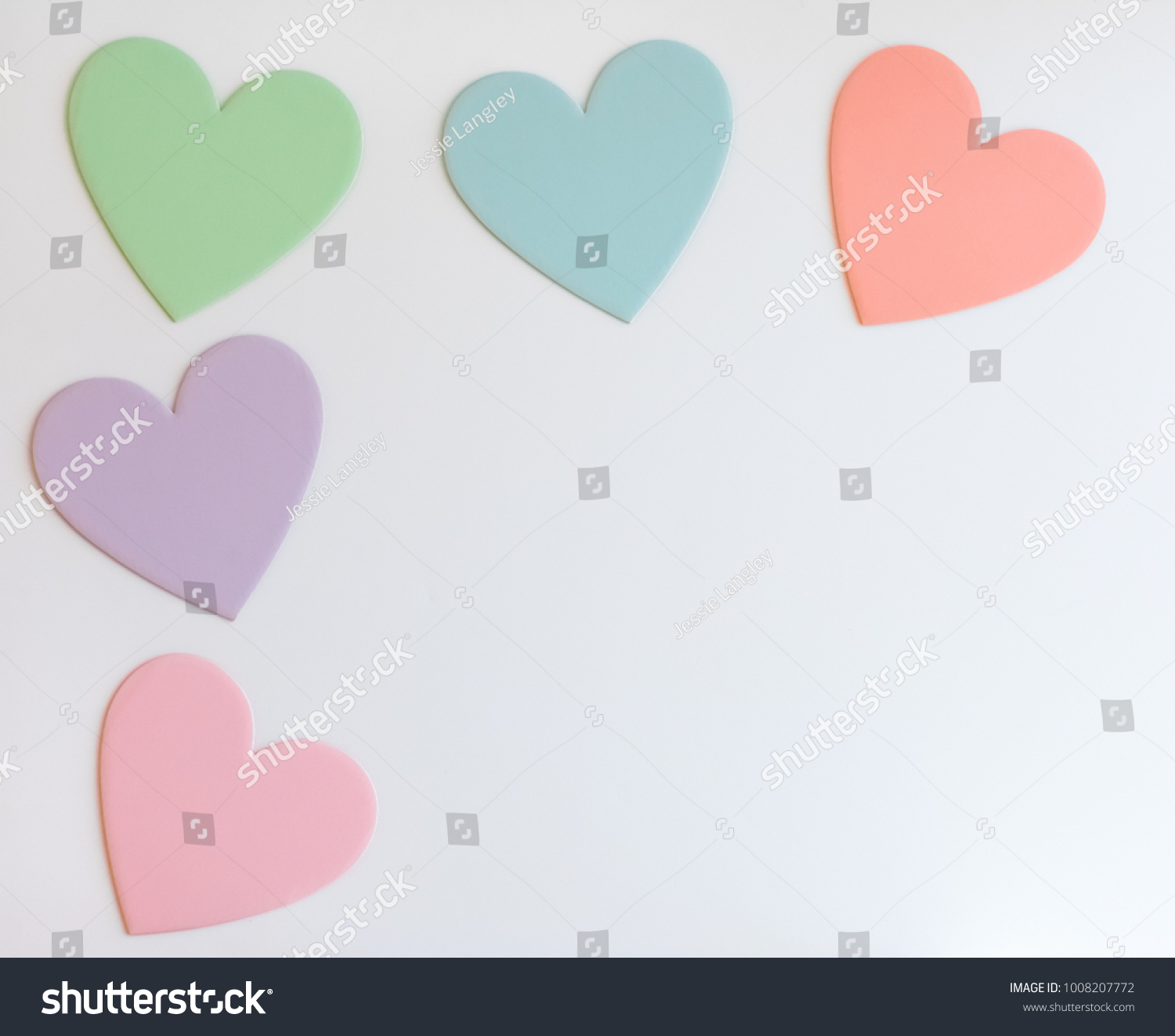 Pastel Hearts Design Templates #1008207772