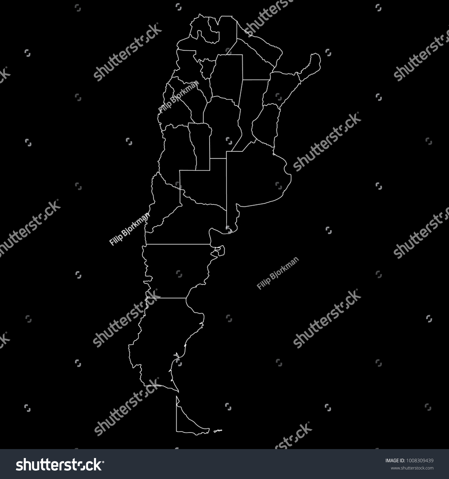 High detailed vector map with counties/regions - Royalty Free Stock ...