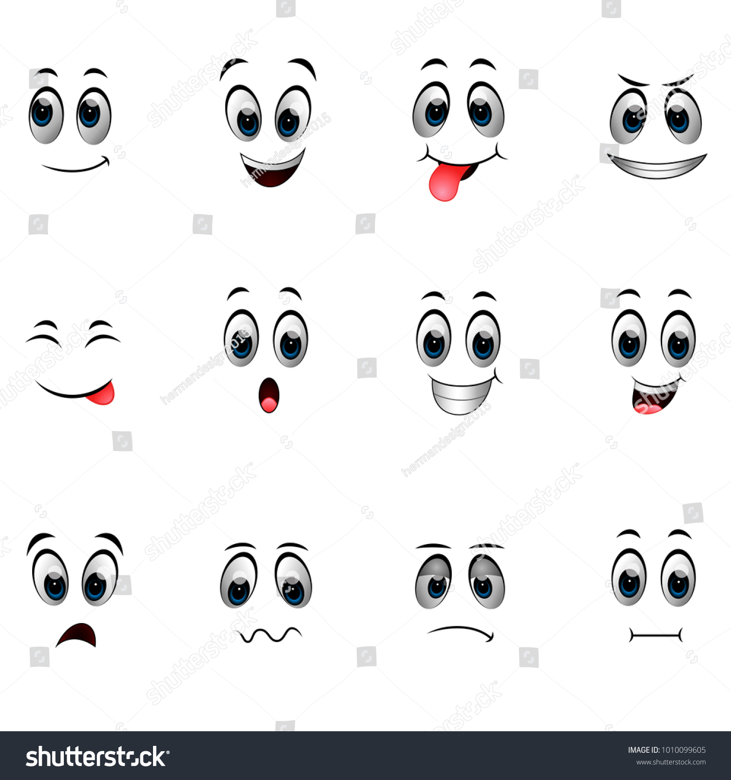 Set of different emoticons #1010099605