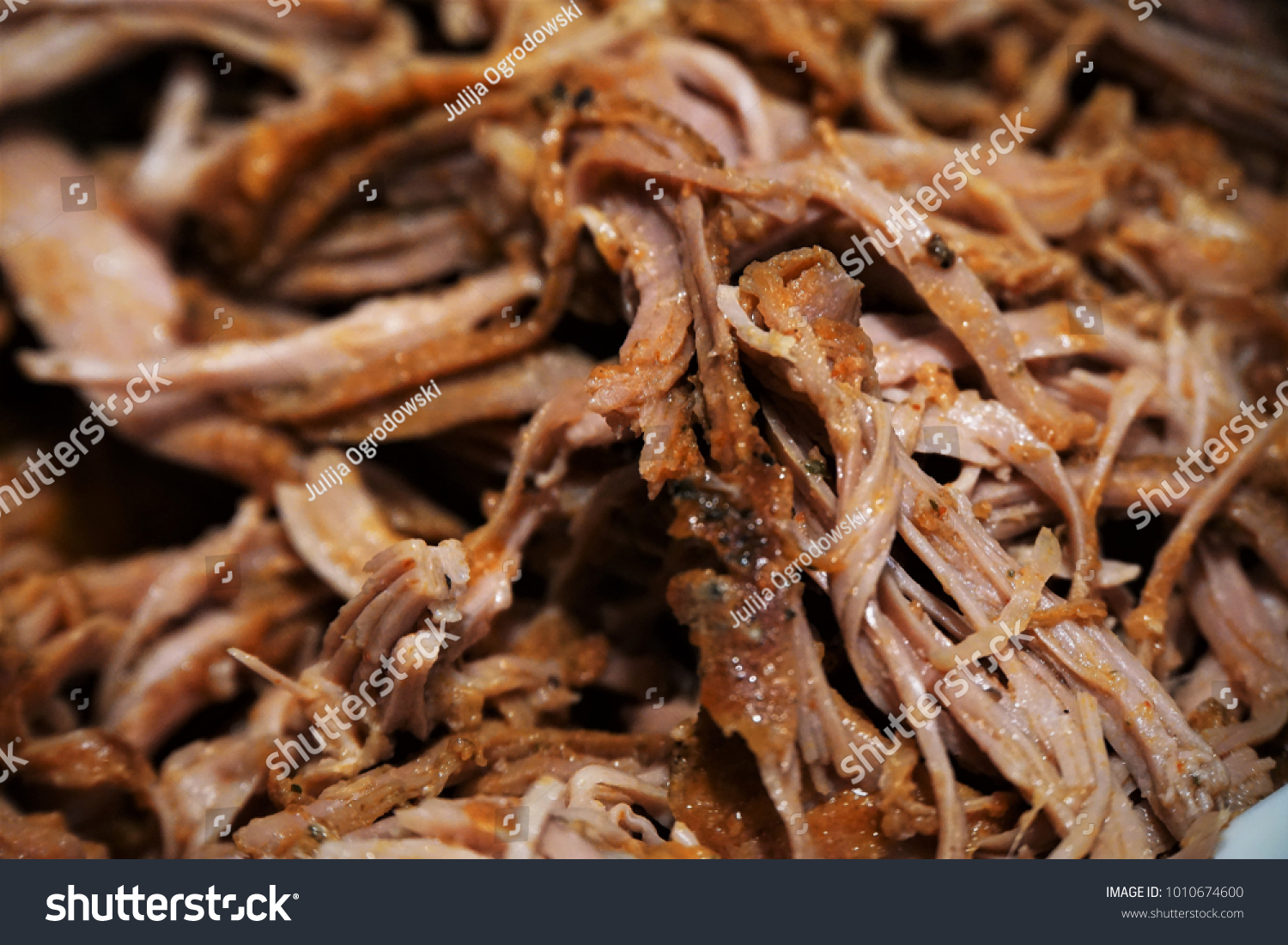Classic Barbeque Pulled Pork - Holy Trinity. #1010674600