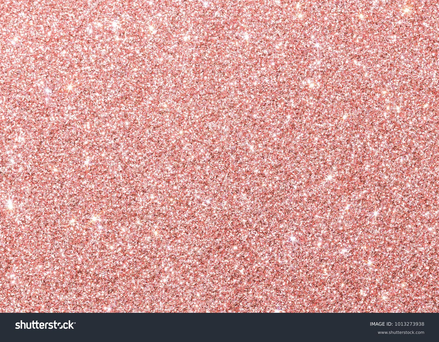 Rose gold pink red glitter background sparkling shiny wrapping paper texture for Christmas holiday seasonal wallpaper decoration, Valentines greeting and wedding invitation card design element #1013273938