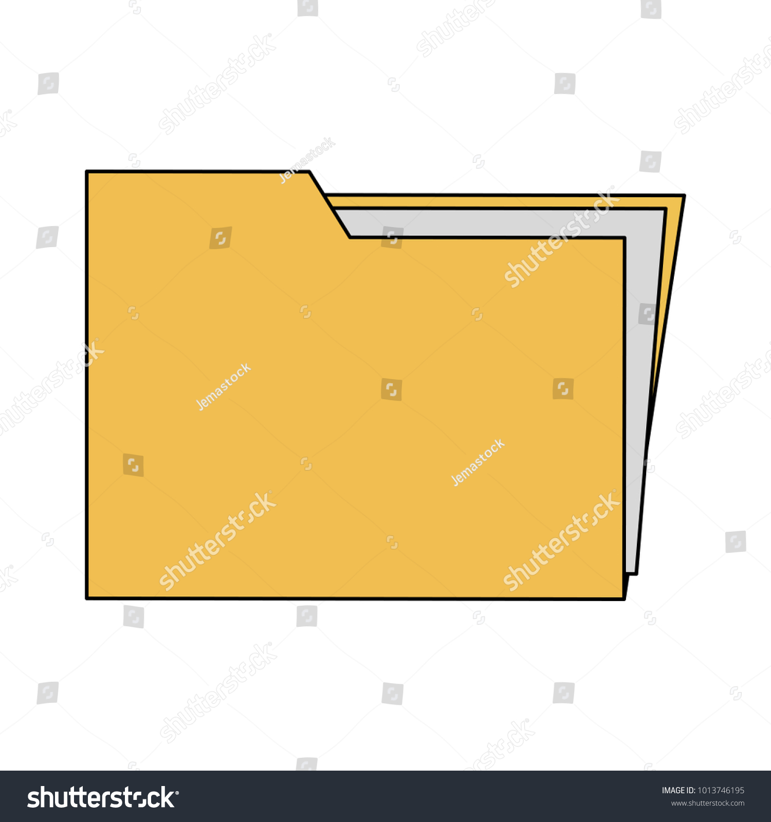 Folder database symbol - Royalty Free Stock Vector 1013746195 - Avopix.com