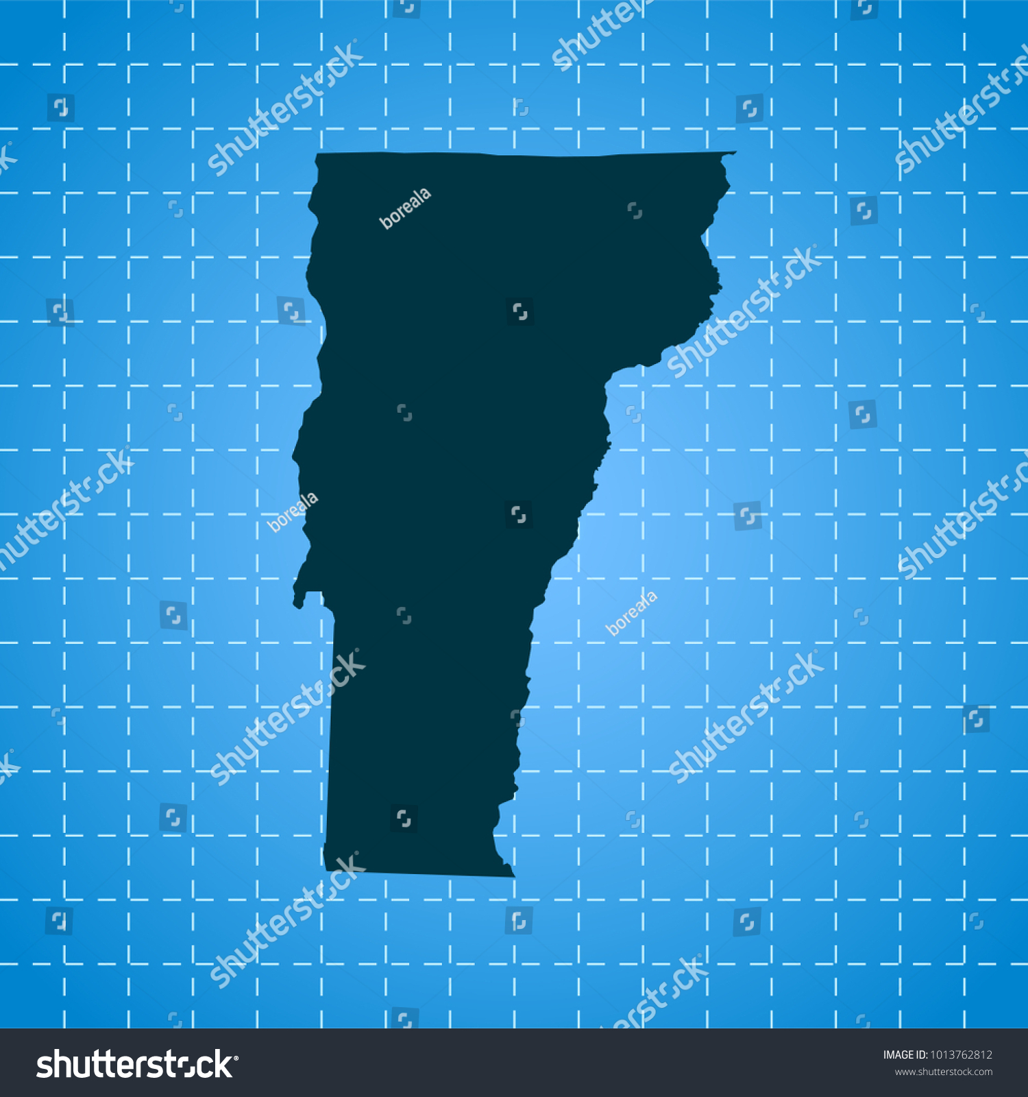 map of Vermont - Royalty Free Stock Vector 1013762812 - Avopix.com