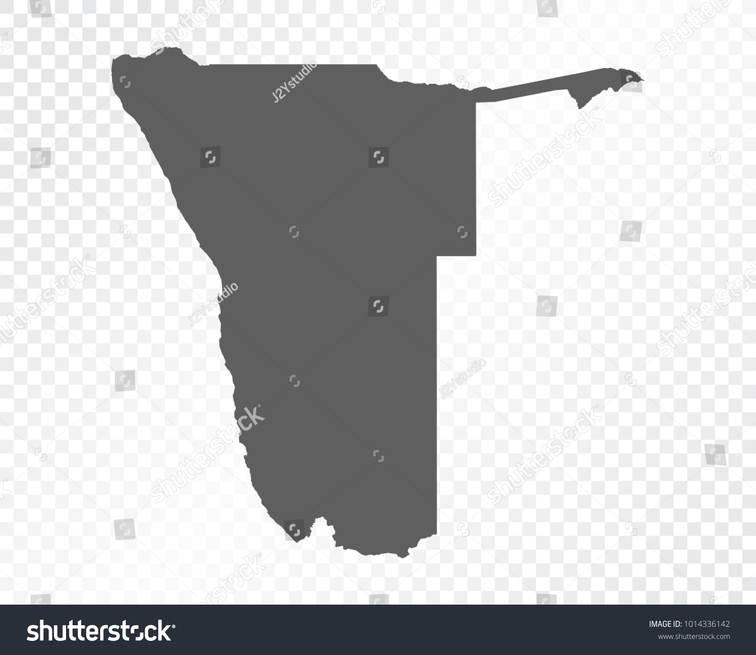 Map Of Namibia , Vector Illustration On - Royalty Free Stock Vector ...