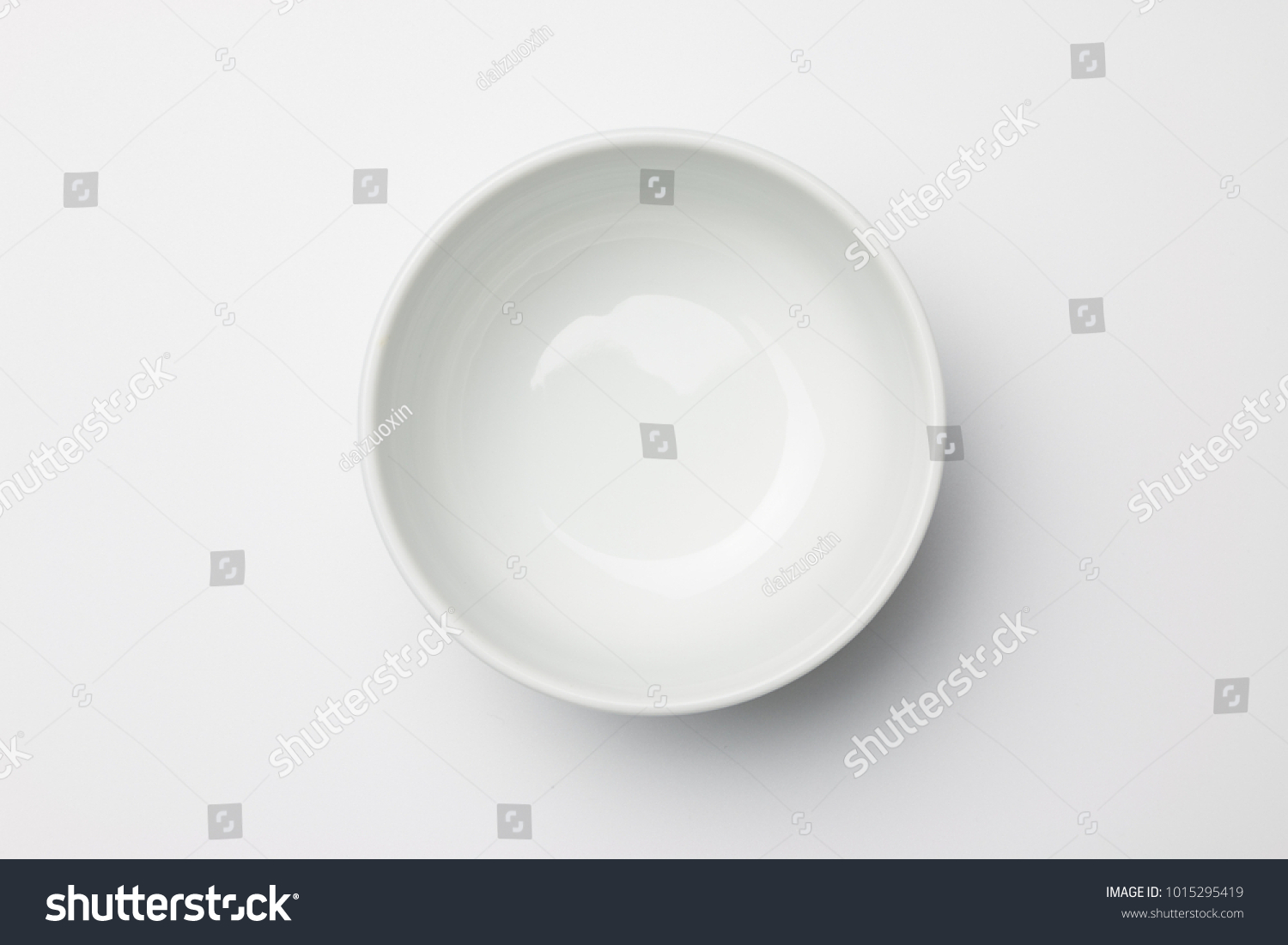 White bowl on white background #1015295419