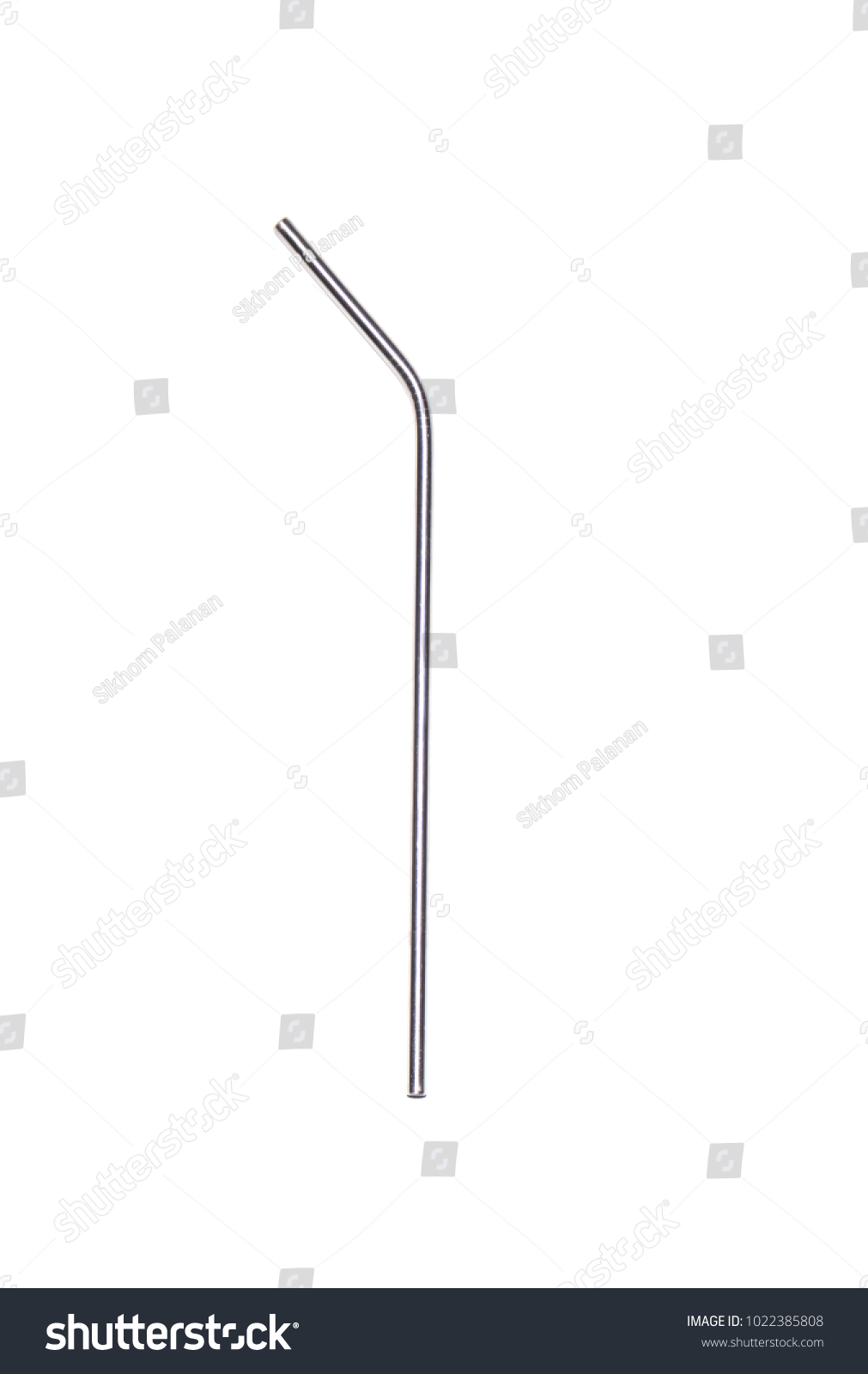 Stainless Steel Straw on white background
metal drinking straw #1022385808