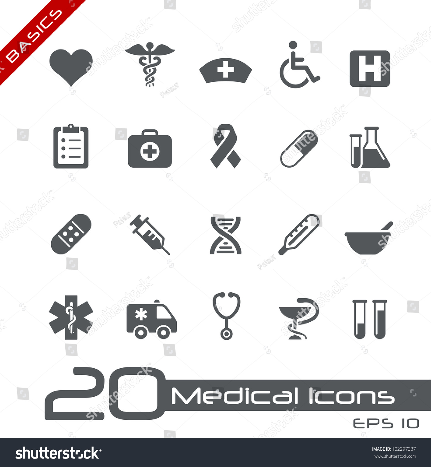 Medical Icons // Basics #102297337