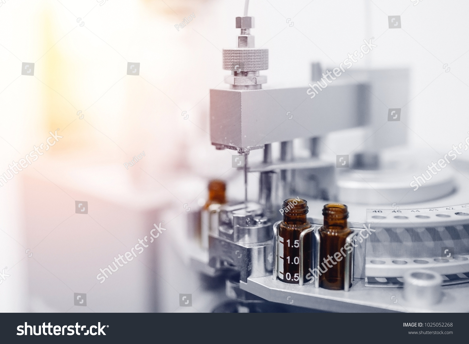 Pharmaceutical production line. Vaccine  from epidemic, cancer, disease, virus #1025052268